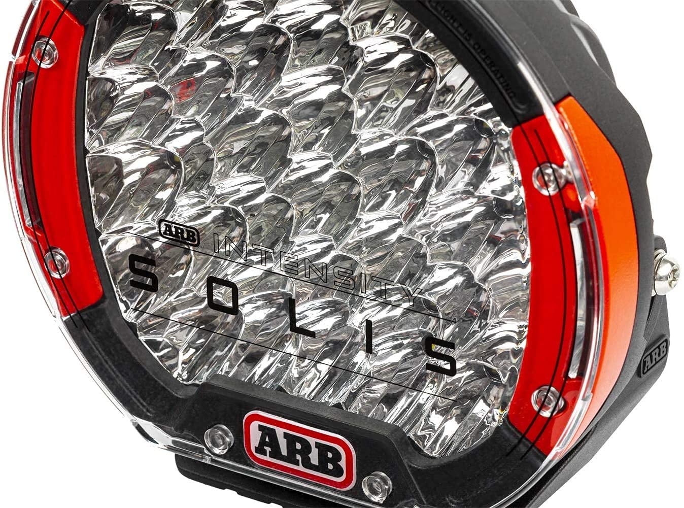 ARB SOLIS INTENSITY SJB36S 36 LEDS DRIVING LIGHT, SPOT BEAM with RED and BLACK INTERCHANGEABLE BEZELS 9 INCHES, INDIVIDUAL