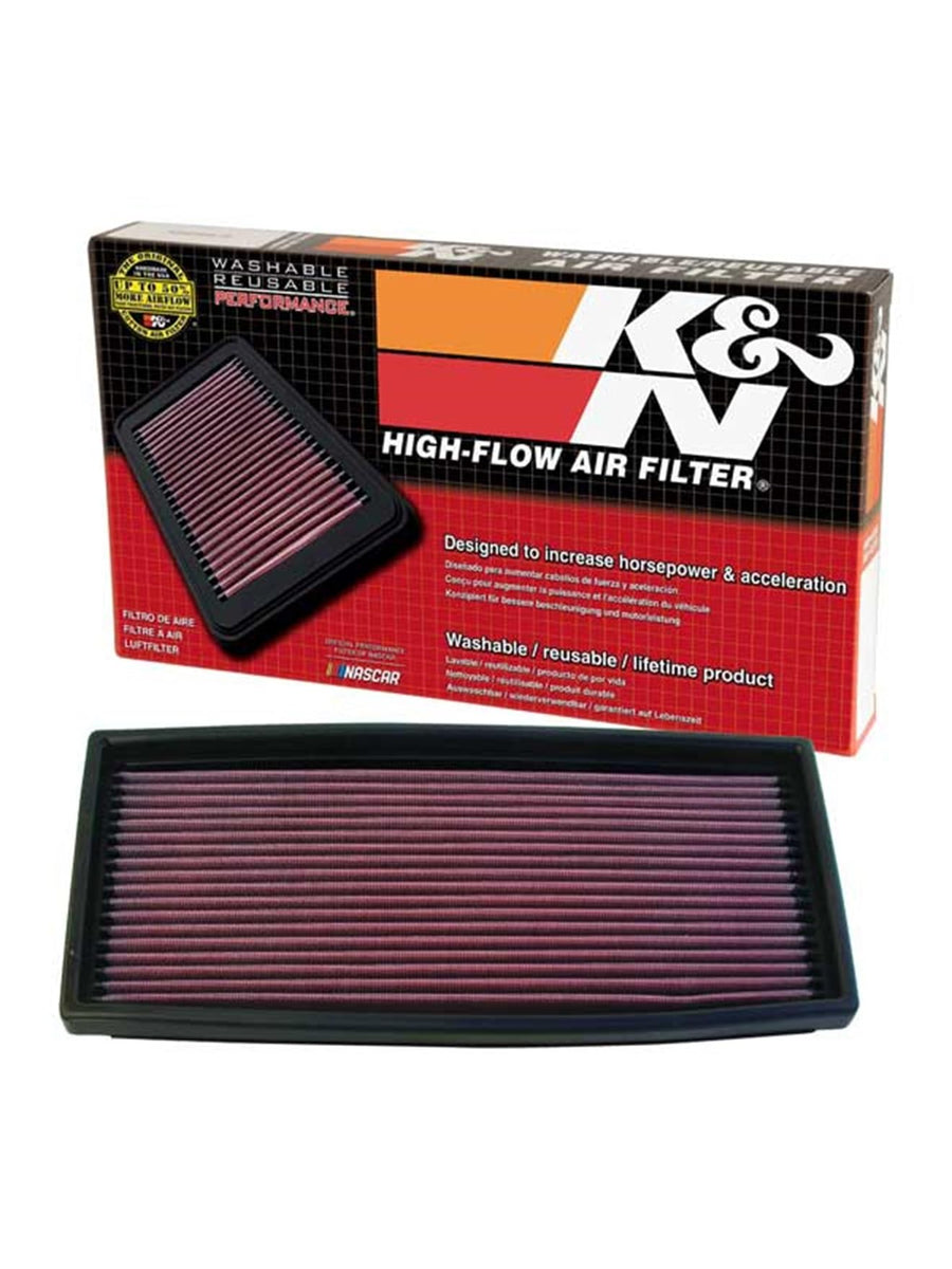 K&N Original High-Flow Lifetime Engine Air Filter: Increase Power: Premium, Washable: Compatible with 1987-1997 FORD: (See Product Descriptions for Select Models), 33-2023