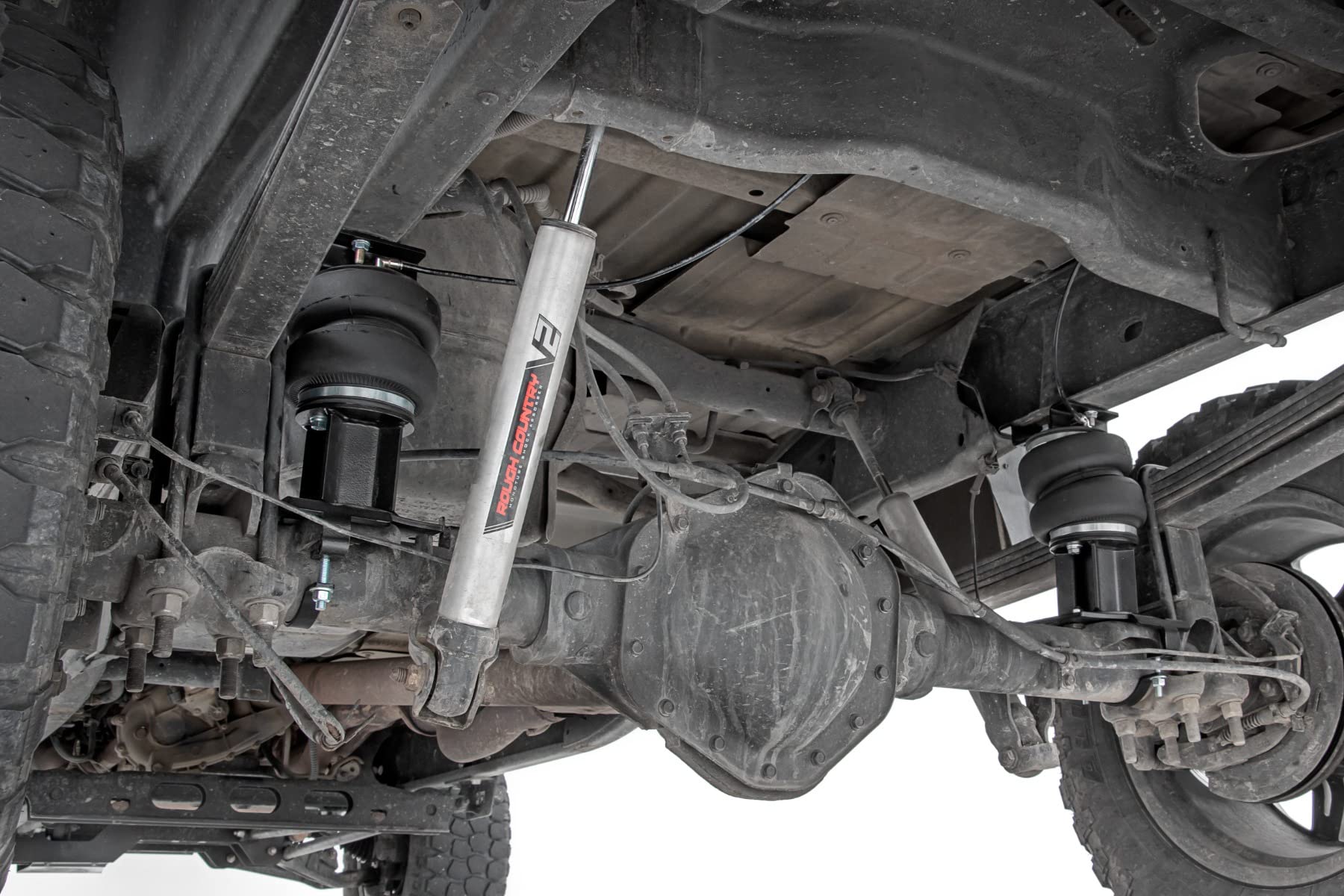 Rough Country Air Spring Kit Rear for Chevy Silverado & GMC Sierra 2500HD (2001-2010) 6" Lift