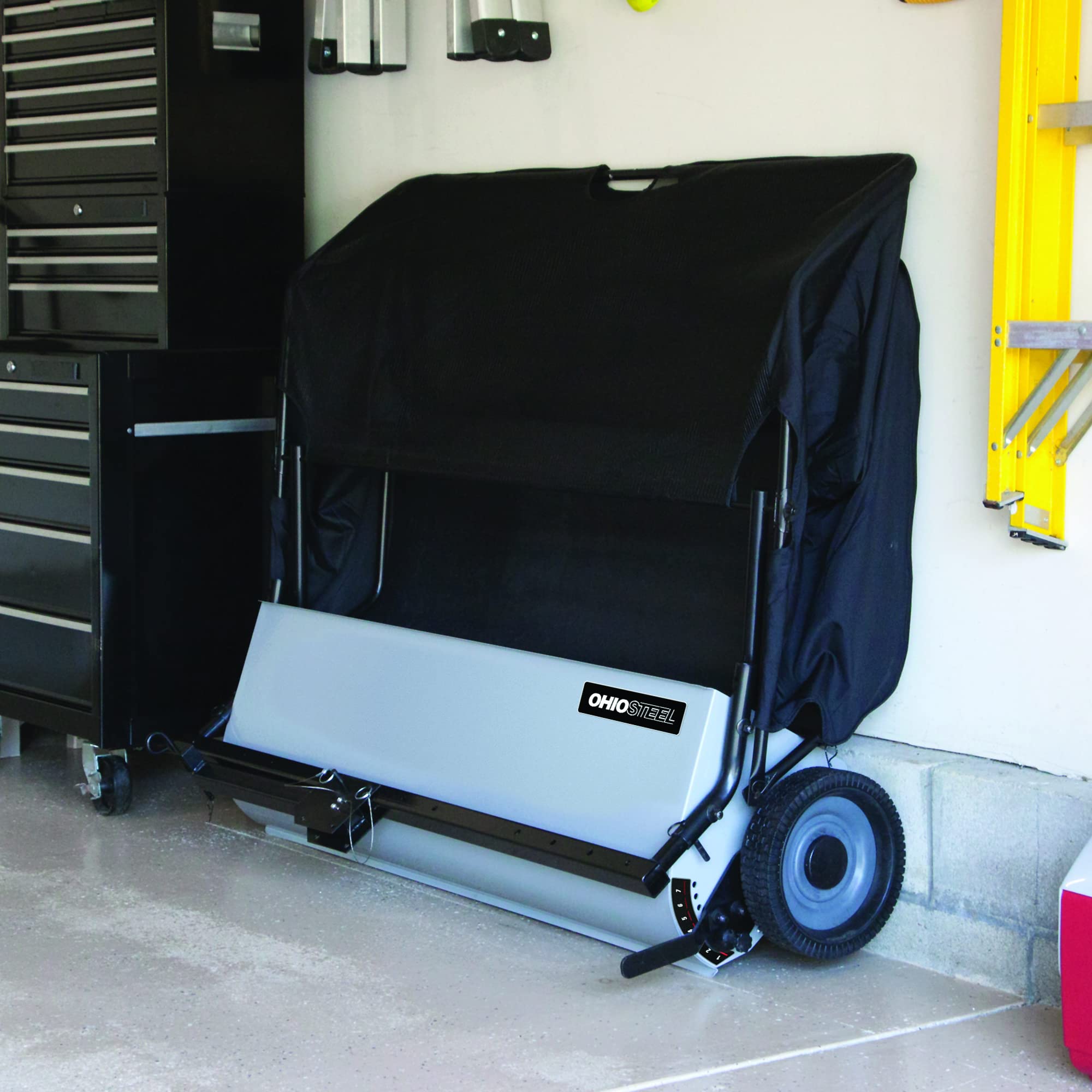 Lawn Sweeper Ohio Steel 5026V2, 50", Black