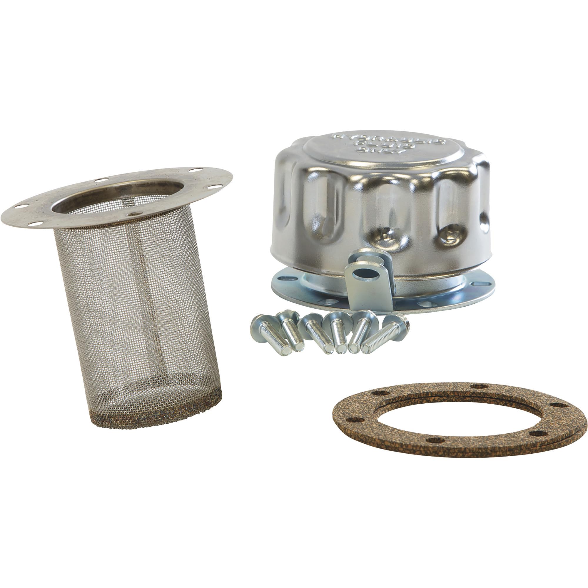 Hydraulic Filler-Strainer Breather Cap Buyers with Locking Tab - 40 Micron Filtration, Model Number TFA005715L
