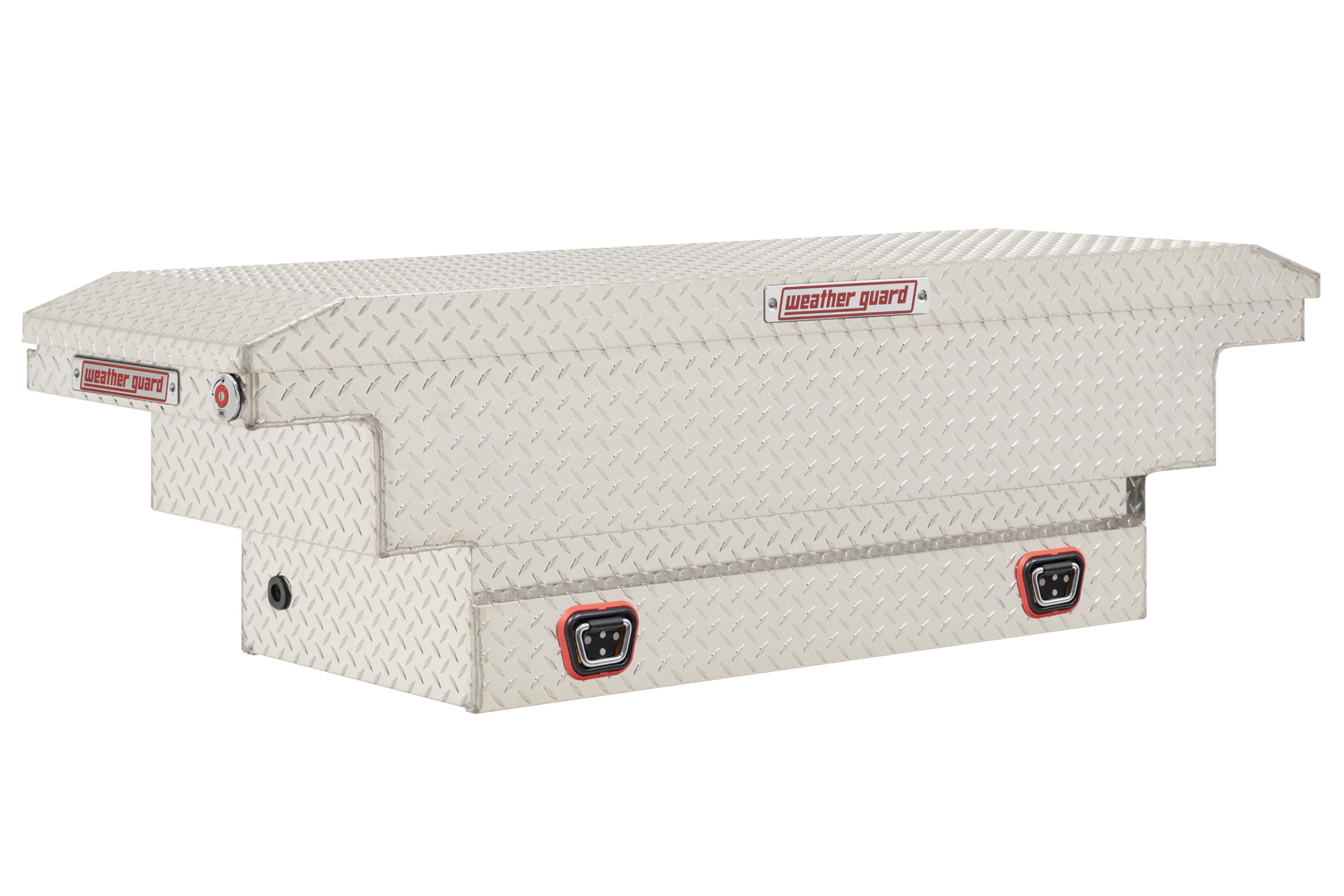Weather Guard Saddle Box Model 137-0-04, Aluminum, Mid-Size Deep, Clear, 9.0 cu ft