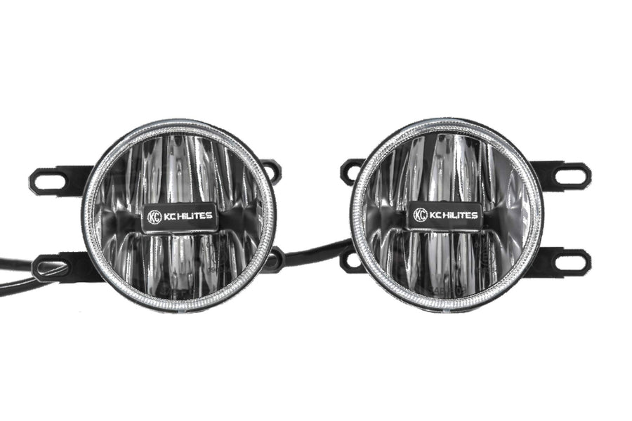 500 KC HiLiTES G4 Clear LED Fog Light - Pair Pack System