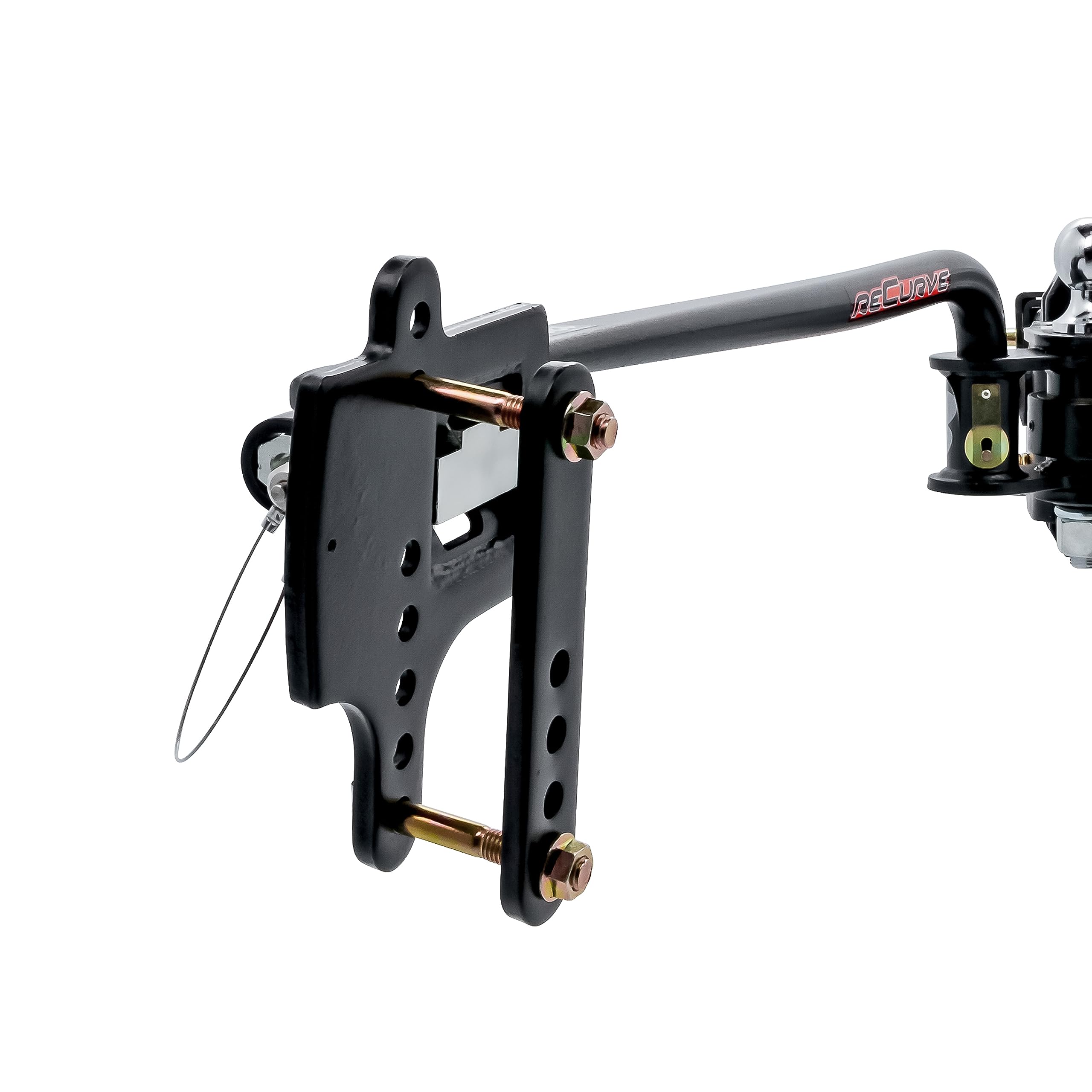 Eaz-Lift Camco ReCurve R3 600lb Camper/RV Weight Distribution Hitch - Features Adjustable Sway Control & Includes 2" Hitch Ball w/8,000lb Max Rating - 800lb Max Tongue Weight Rating (48771)
