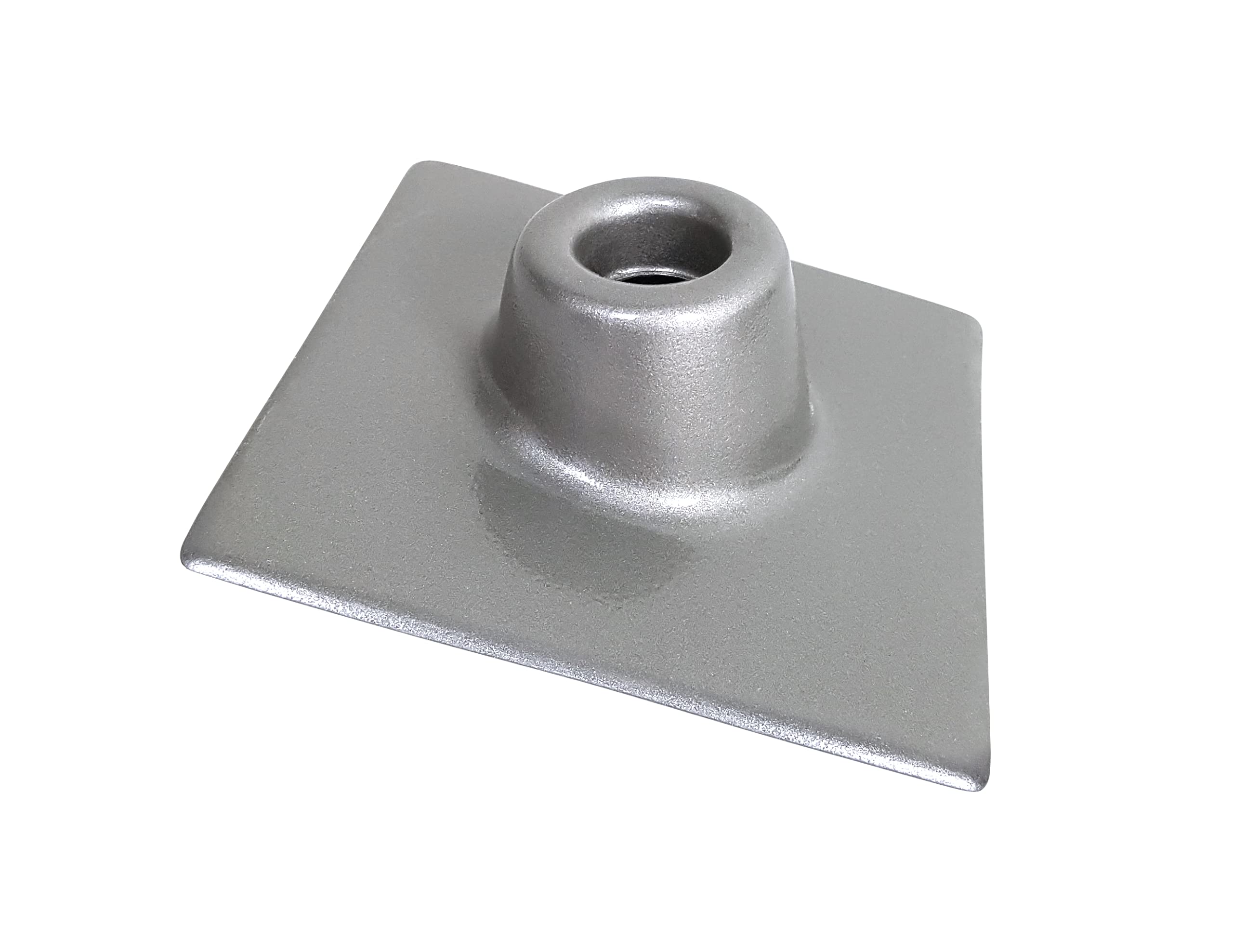 Cover ICON 14300, Plumbing Vent, 6 x 6, Satin Silver Metallic