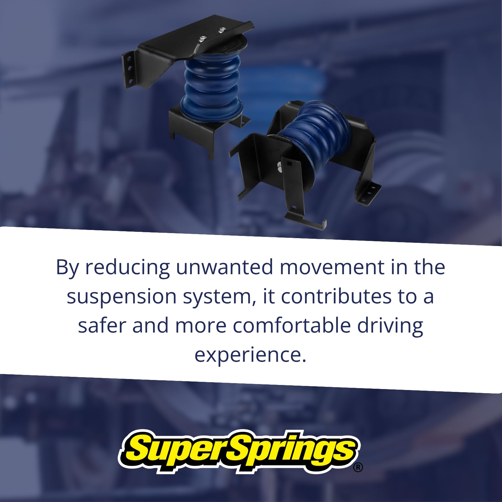 SumoSprings Rear SuperSprings for Ford F-53, SSR-187-40-1 Blue