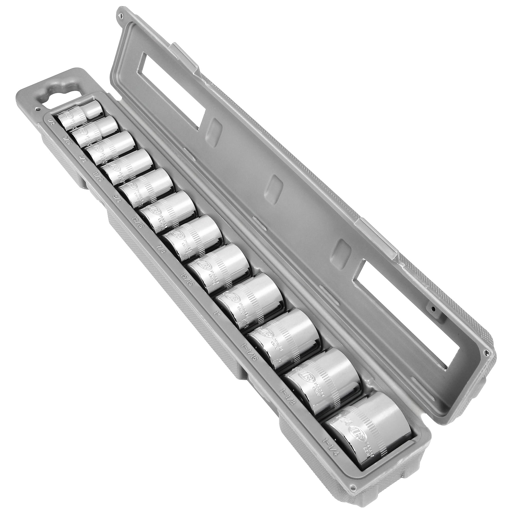 12 Pc. Ingersoll Rand 1/2 in. Drive Shallow Socket Set - SAE 12 Pt.- 752052