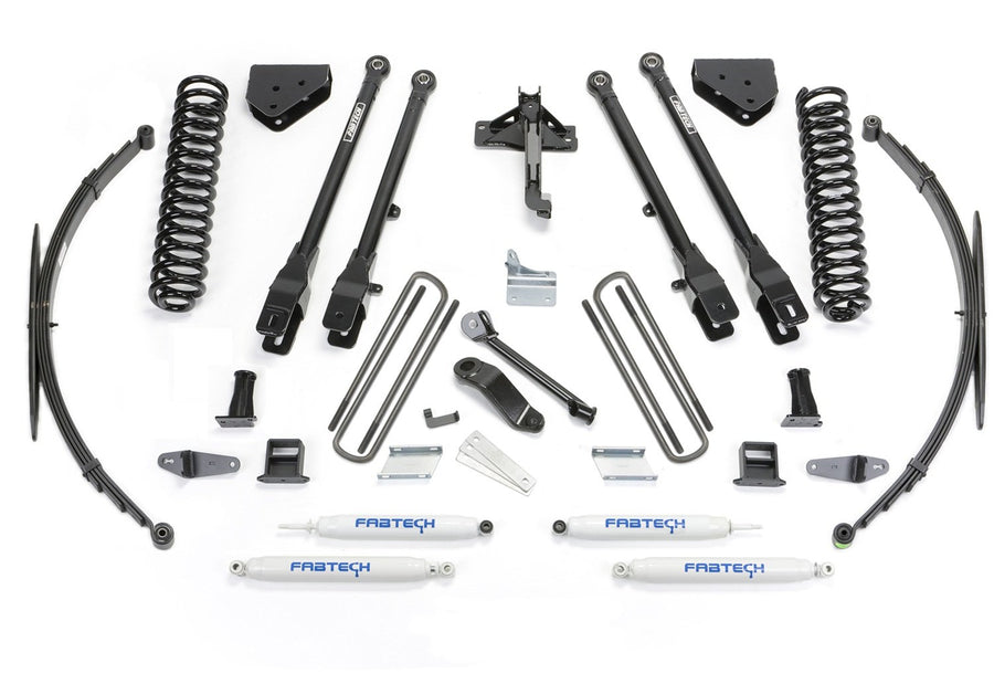4 Link Lift System Fabtech K2129 w/Performance Shocks 8 in. Lift
