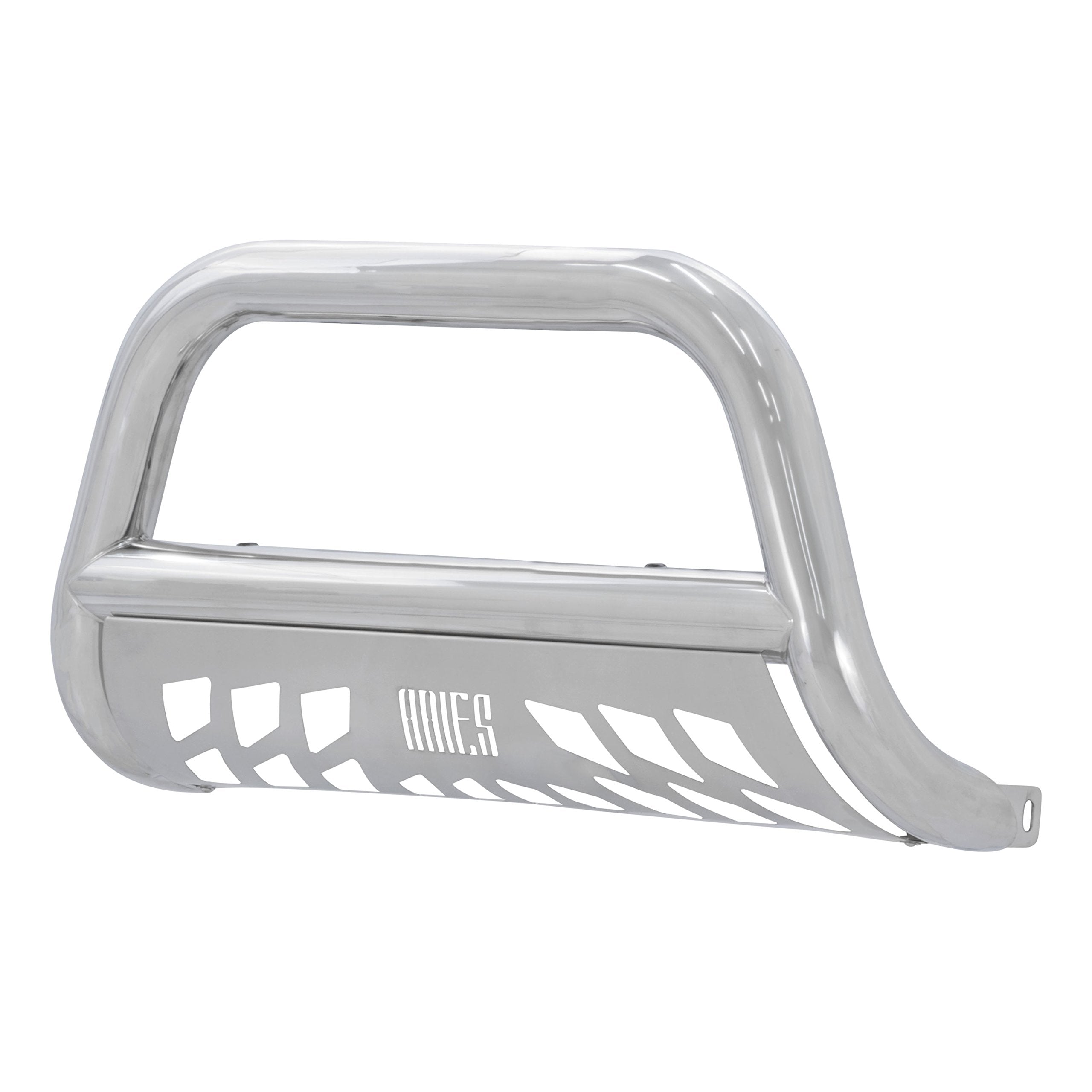 3-Inch ARIES Polished Stainless Steel Bull Bar, No-Drill, Select Ford Expedition, F-150, Lincoln Mark LT