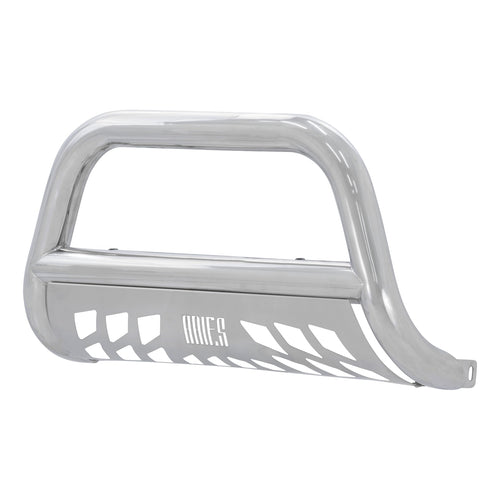 3-Inch ARIES Polished Stainless Steel Bull Bar, No-Drill, Select Ford Expedition, F-150, Lincoln Mark LT