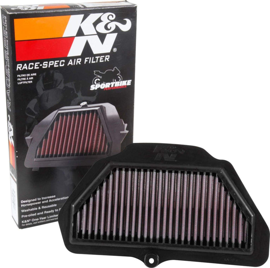 K&N Engine Air Filter: Premium, High Performance, Powersport Air Filter: Fits 2016-2019 KAWASAKI (ZX1000 Ninja ZX-10R, ABS, ABS KRT Edition, KRT Edition, SE) KA-1016R