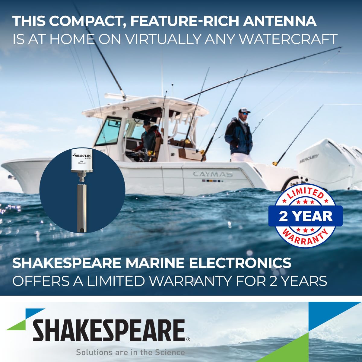 Galaxy 5239 Shakespeare World Band Cellular/Wi-Fi Antenna