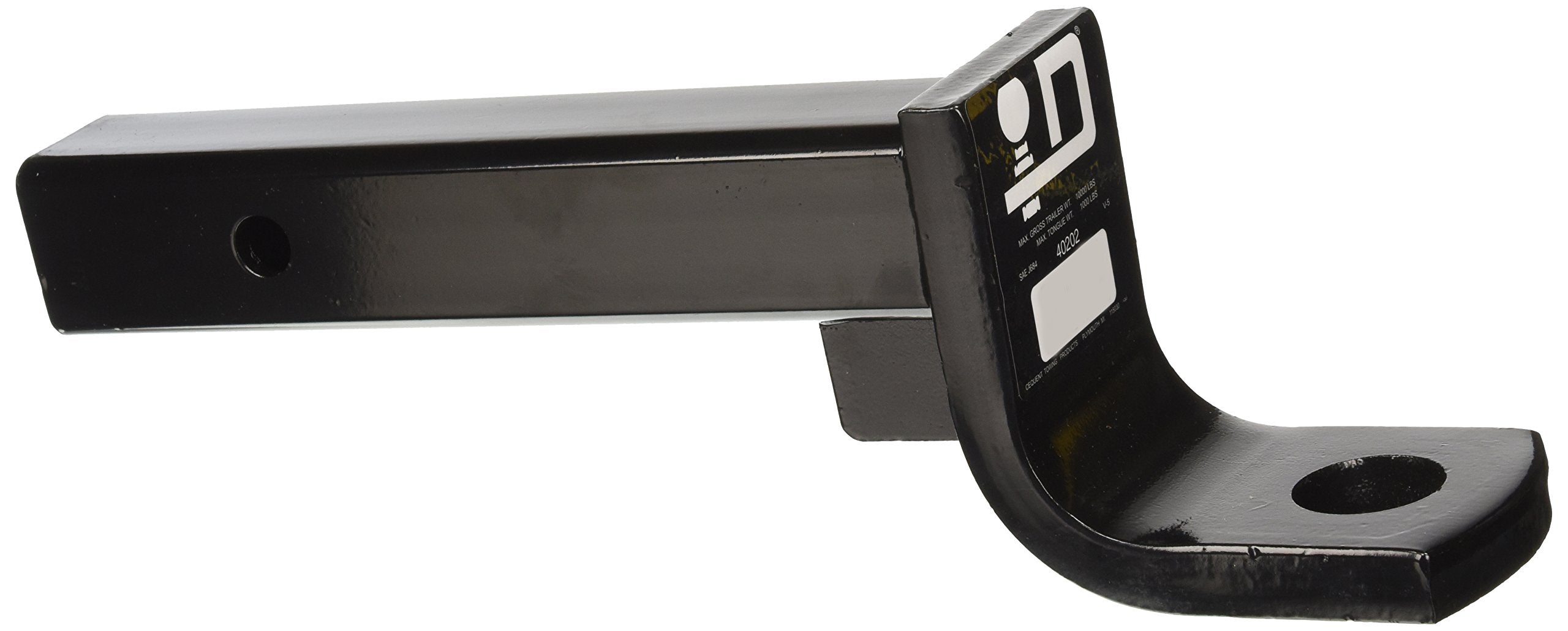 11-1/4" Draw-Tite 40202 Hollow Shank Ball Mount (10000 lbs. GTW/1-1/4" Ball Hole/2-3/4" Rise/4" Drop)