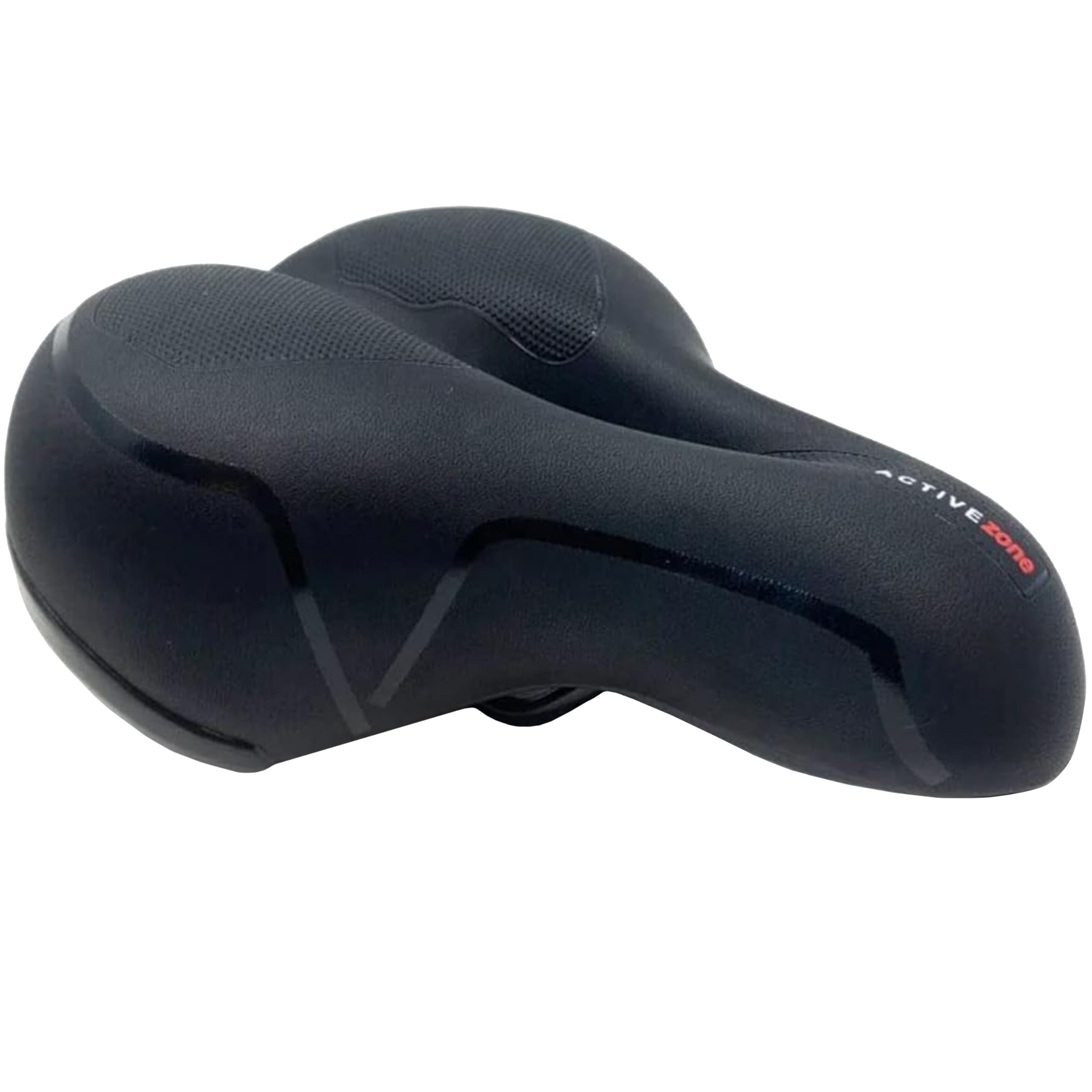 Oversized Bakcou Universal Fit Comfort Bike Seat - Plush Padding, Dual Spring Suspension, Easy Install, 8" Wide, 10" Long, 3.5" Thick