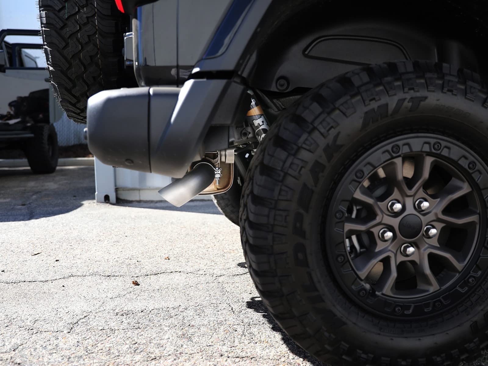aFe Power MACH Force-Xp OE Replacement 304 Stainless Steel Exhaust Tips Brushed Fit Jeep Wrangler 392 21-23 V8-6.4L 49C38102-H
