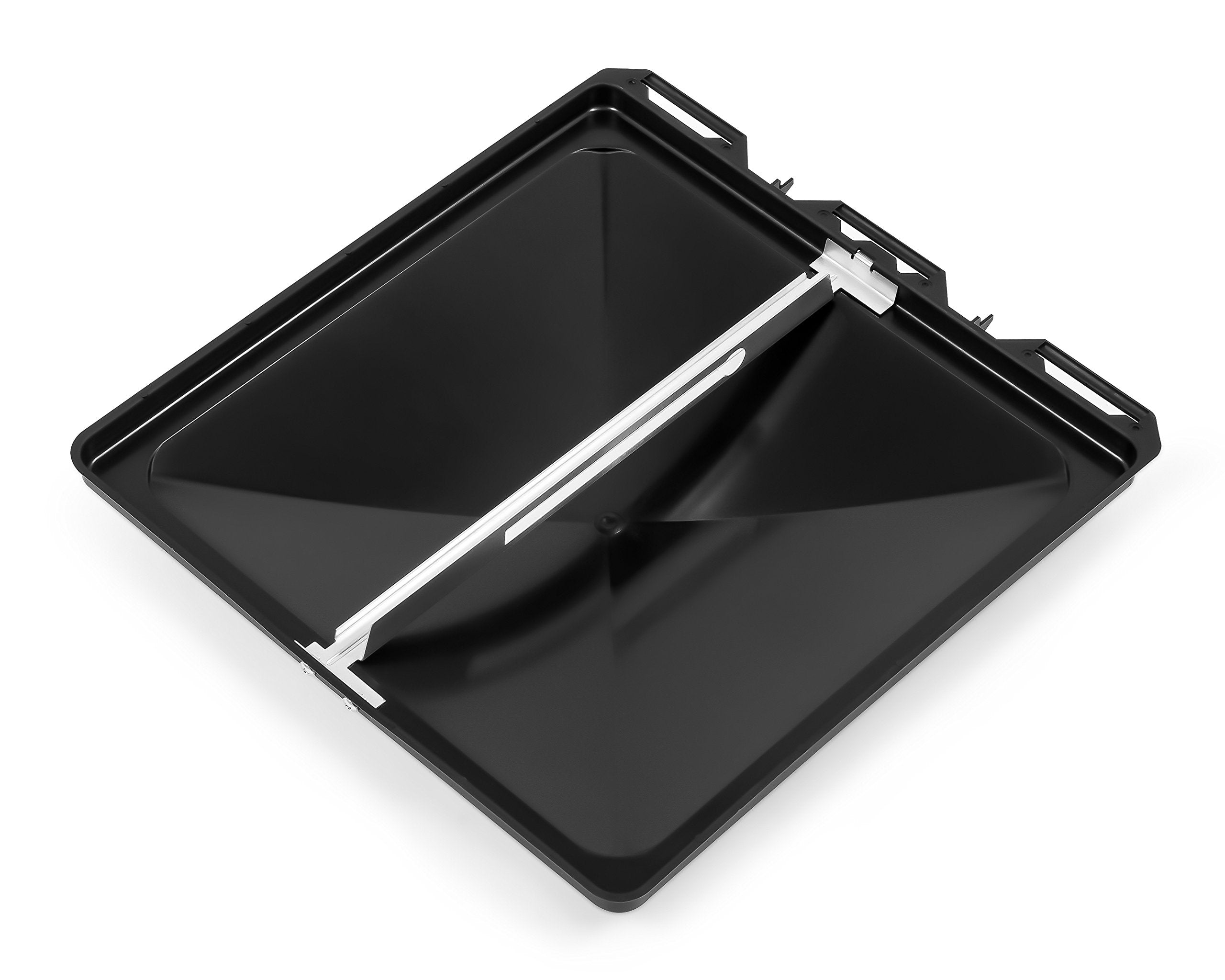 Camco Vent Cover Camper/RV | Features a Reinforced Center Bar & Crafted of Durable Polymer with Galvanized Hardware | Fits 14-Inch x 14-Inch RV Roof Vents (40173)