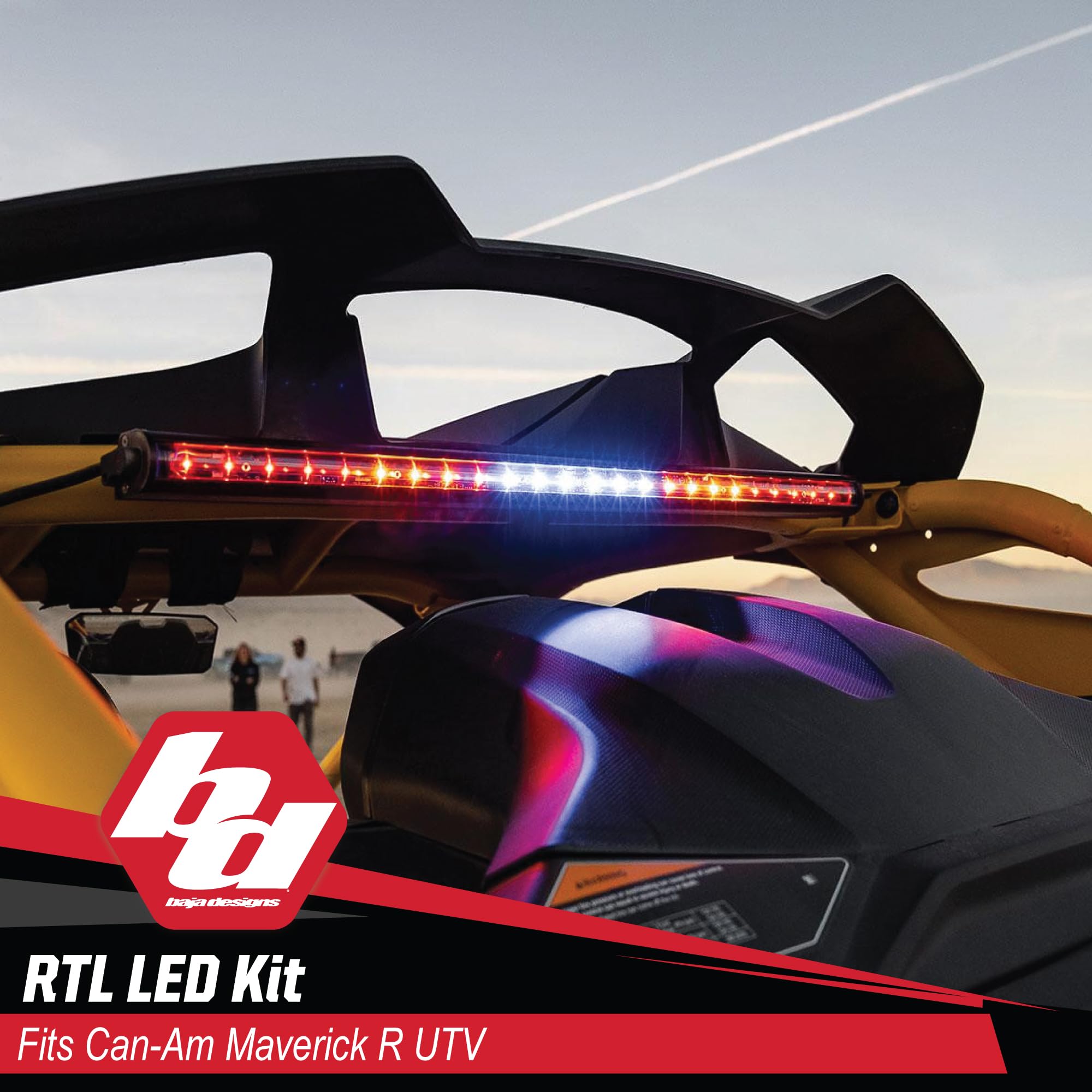 RTL Rear LED Light Kit Baja Designs for Can-Am Maverick R UTV