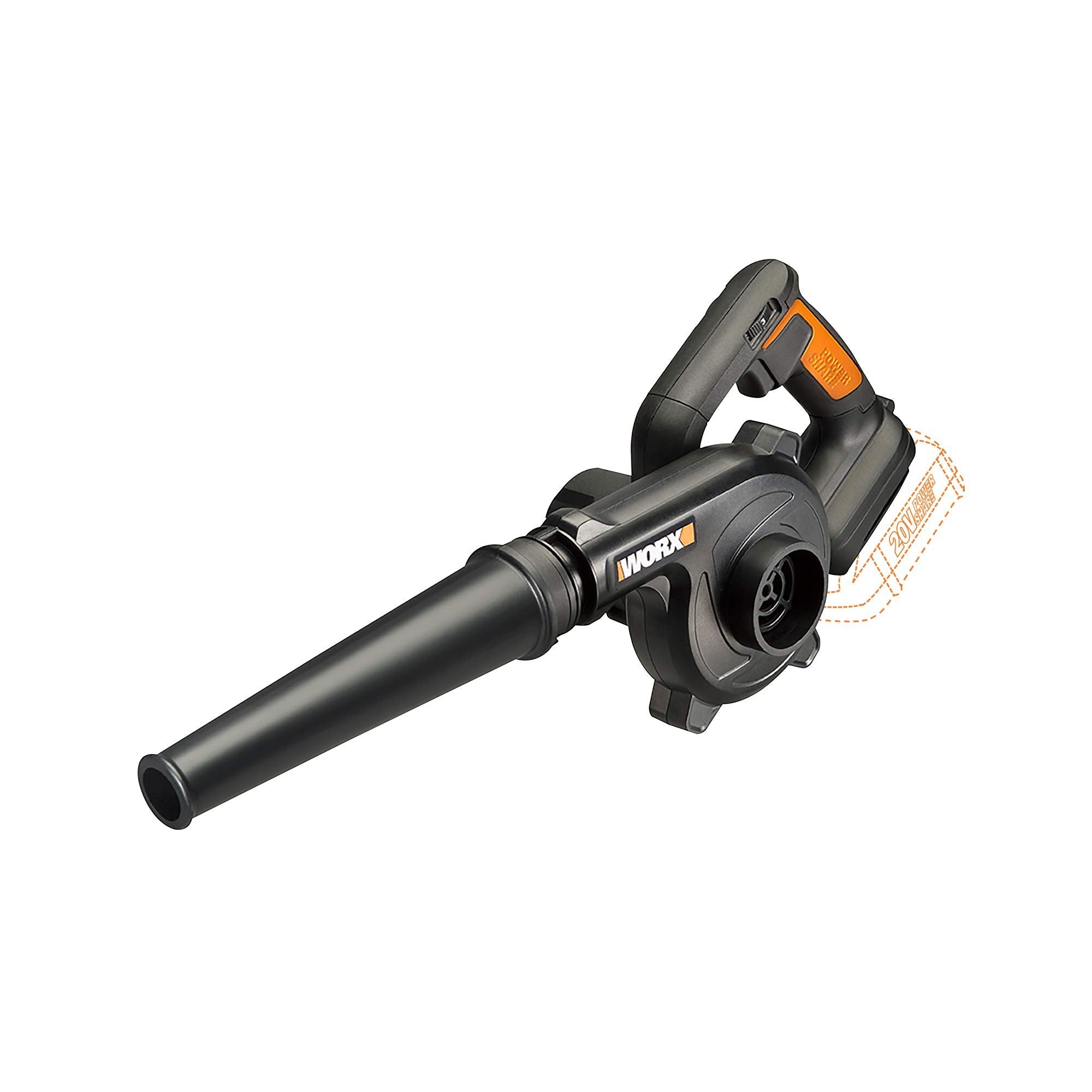 20V Worx Cordless Shop Blower Power Share (Tool Only) - WX094L.9