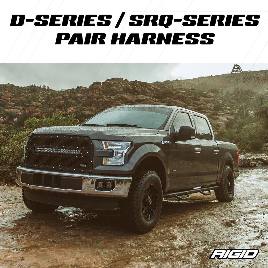 Wire Harness Rigid Industries 40195 for Set of Dually Light