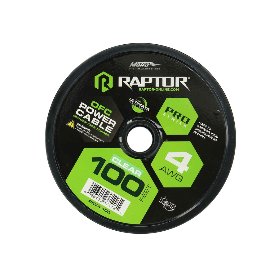 PRO by METRA Electronics RAPTOR Series Power Wire 4 AWG