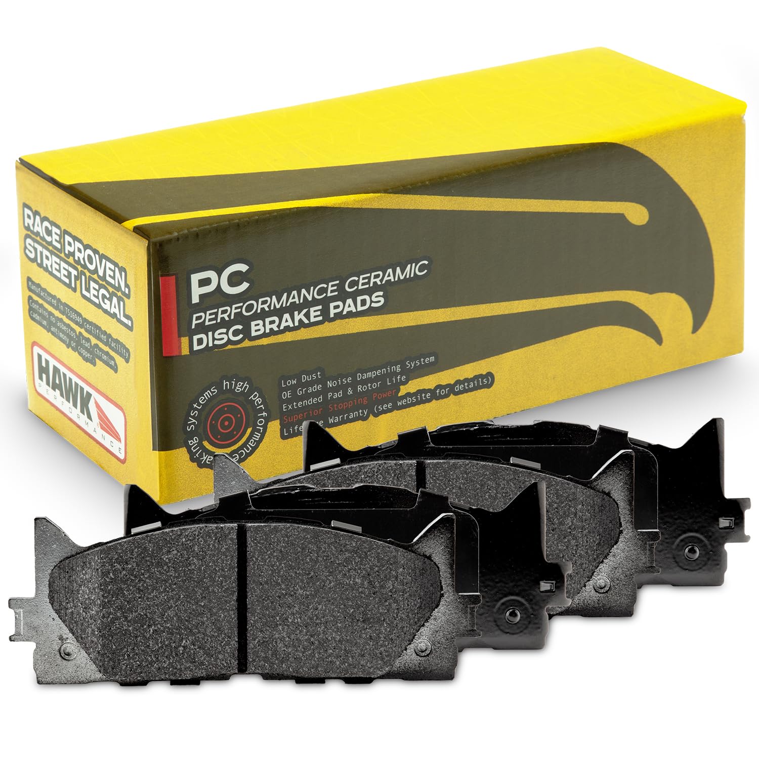 Performance Hawk HB647Z.692 Ceramic Street Brake Pads