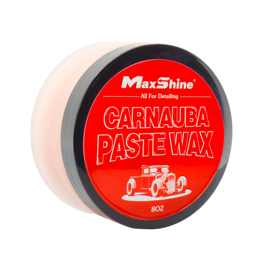 Carnauba Paste Wax Maxshine (8oz) - Premium-Quality Wax for Professional Detailing - Easy Application on Cars, RVs, Boats, Motorcycles - Delivers a Deeper, Wetter, Brighter Shine That Lasts for Months