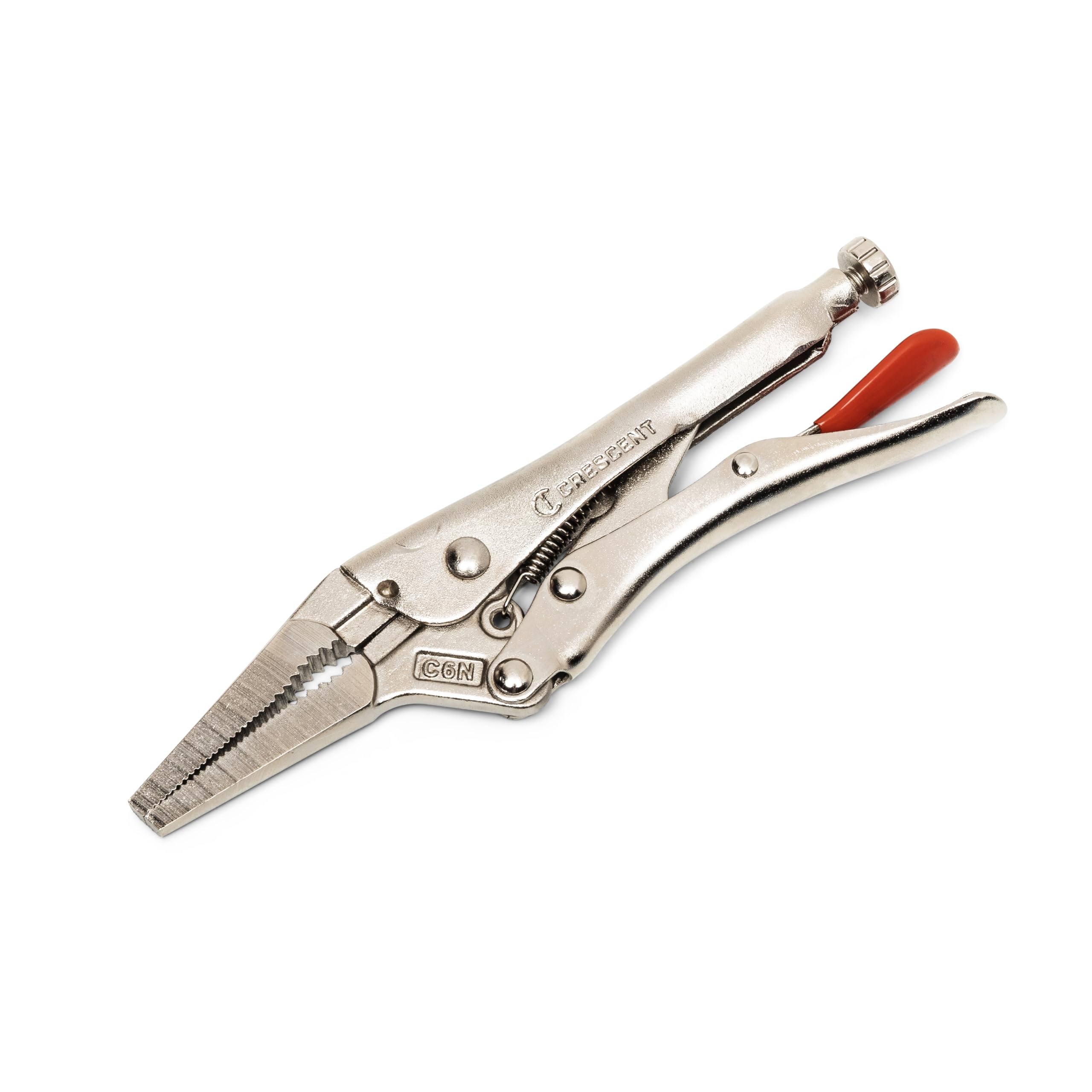6" Crescent Long Nose Locking Pliers with Wire Cutter - C6NVN