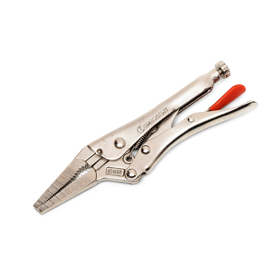 6" Crescent Long Nose Locking Pliers with Wire Cutter - C6NVN