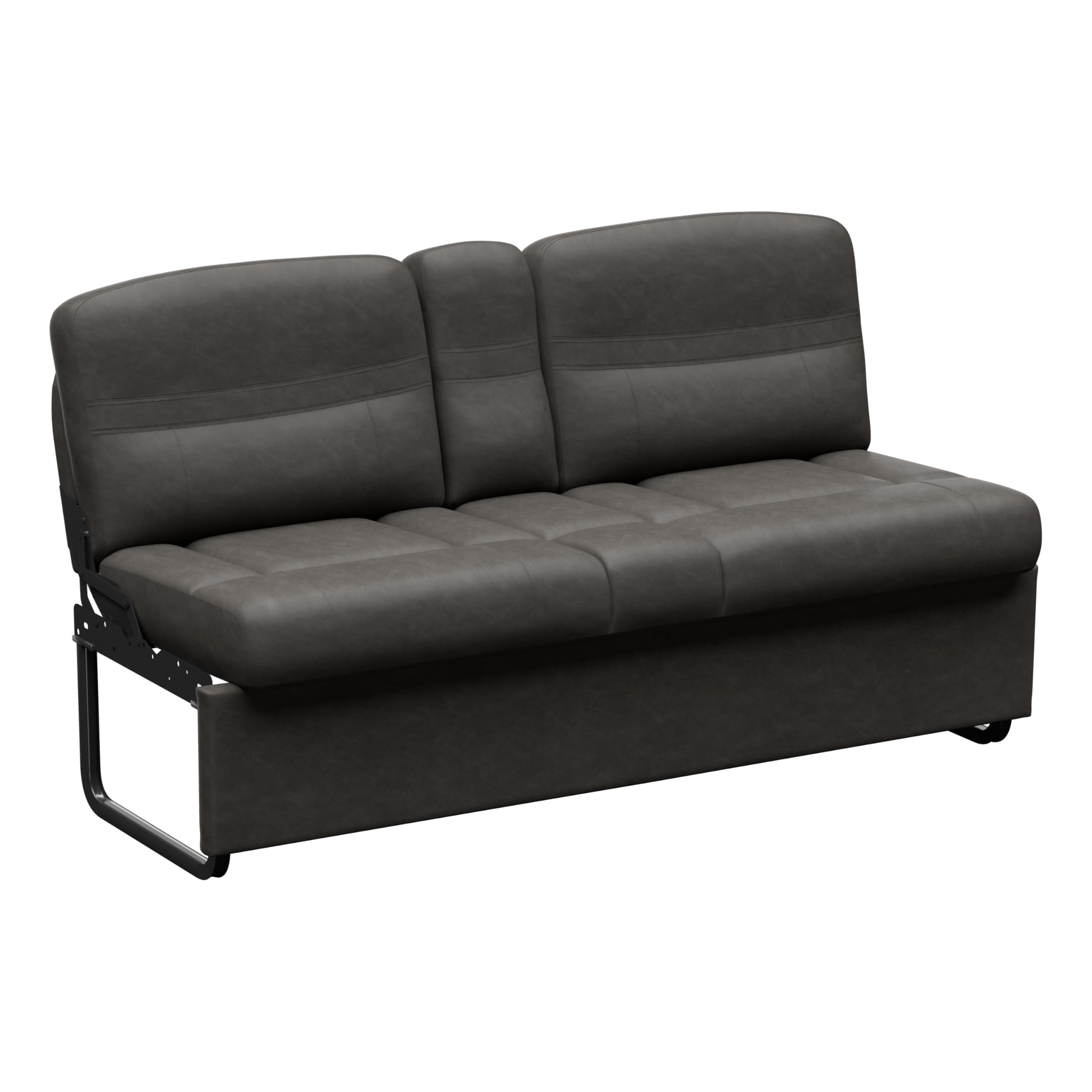 62" Thomas Payne Signature McCoy RV Jackknife Sleeper Sofa with Matching Kickboard, Easy Transition, High-Density Foam Cushioning, Fold-Down Center, Dual Cupholders - 2024044392
