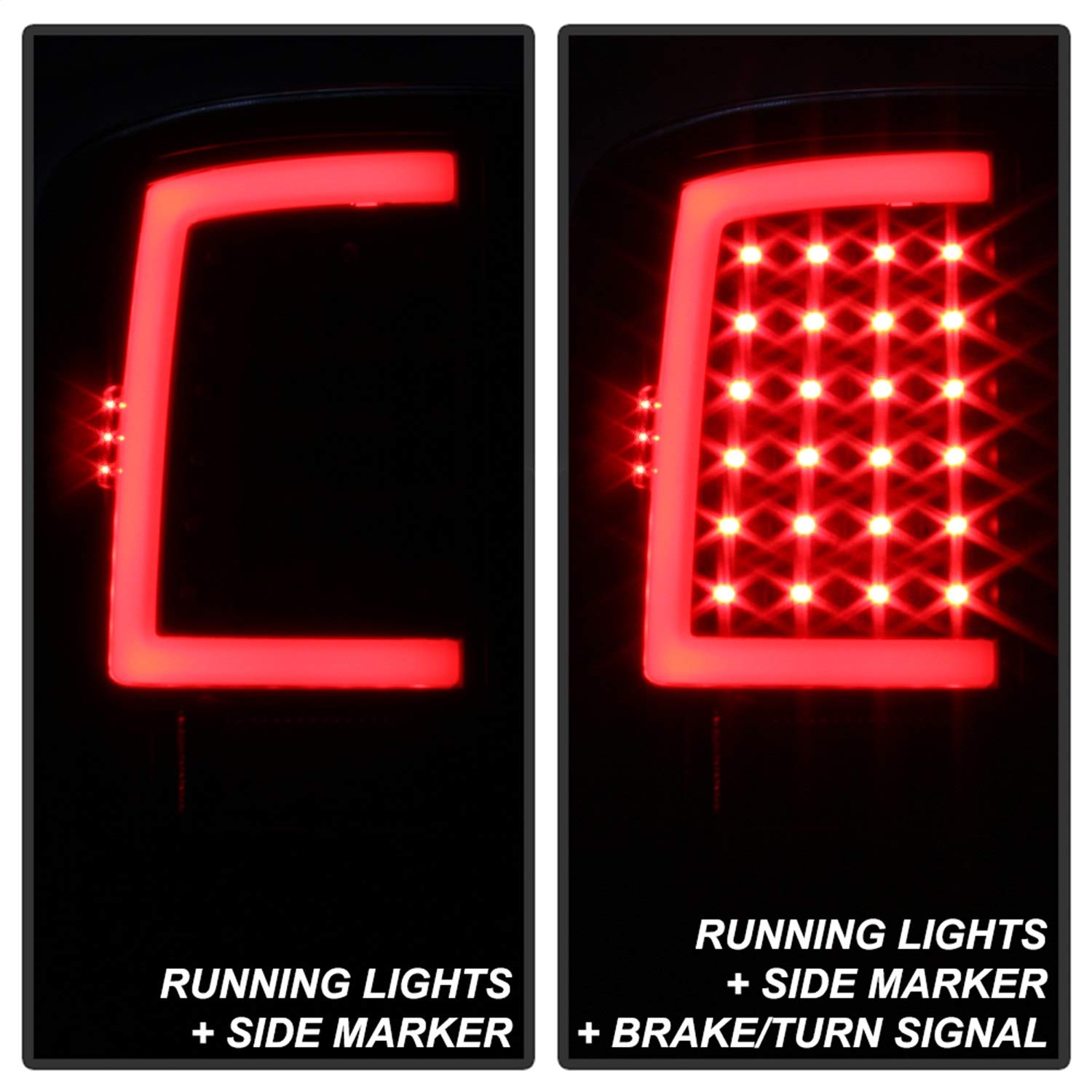 Spyder ALT-ON-DR09-LBLED-BSM Tail Light, 1 Pack Xtune