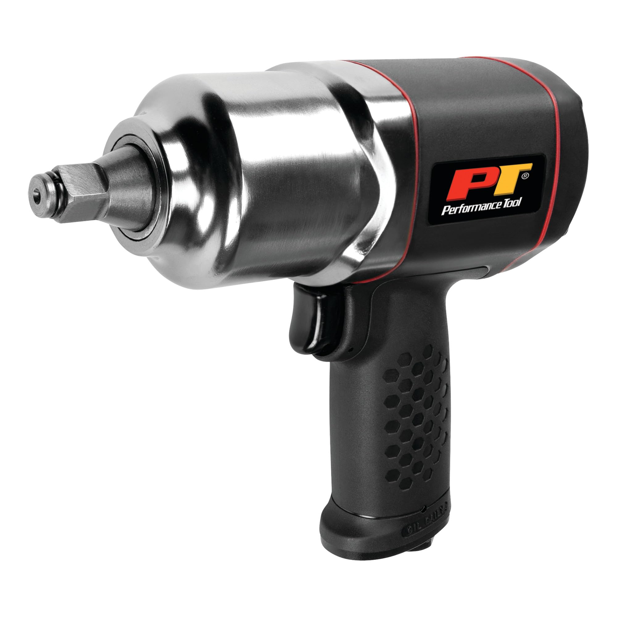 M631 Performance Tool 1/2-Inch Composite Impact Wrench - Powerful and Lightweight Air Tool for Professional Mechanics and DIY Enthusiasts