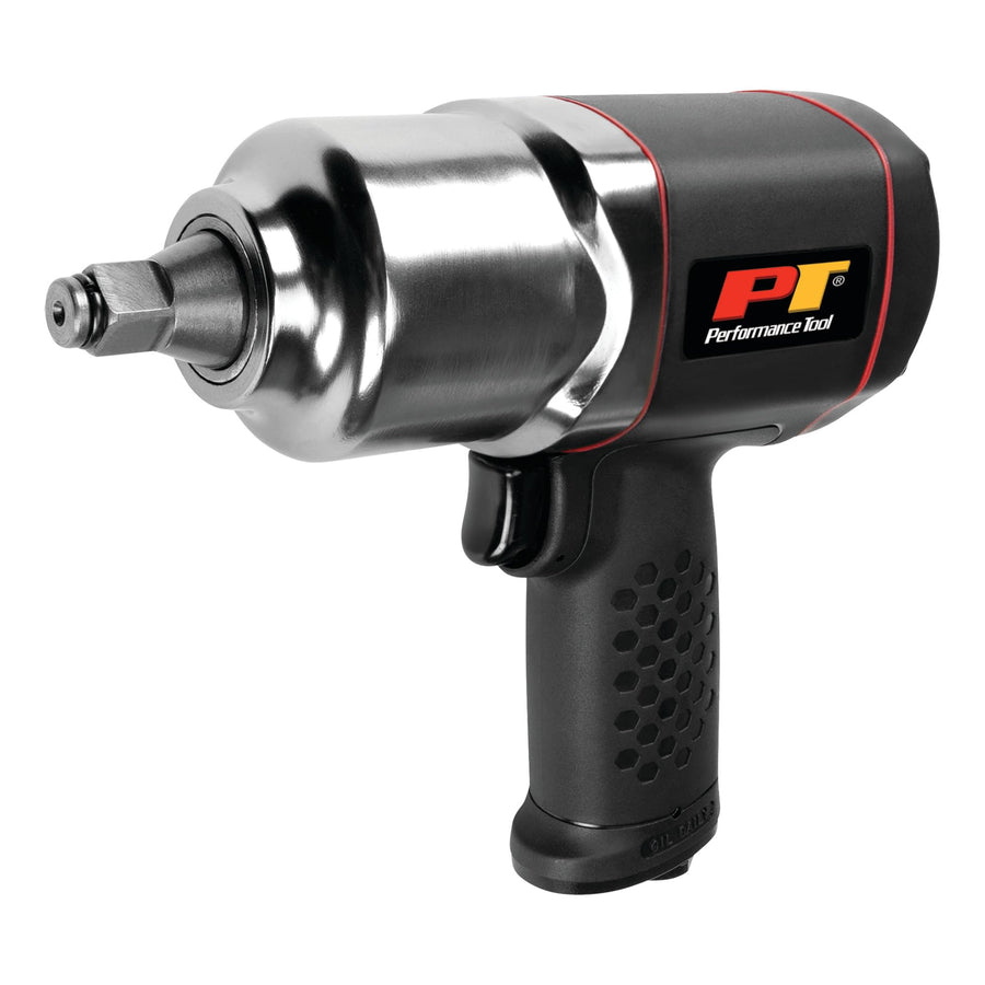 M631 Performance Tool 1/2-Inch Composite Impact Wrench - Powerful and Lightweight Air Tool for Professional Mechanics and DIY Enthusiasts