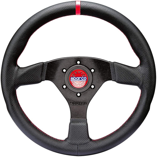 Champion Steering Wheel Sparco - (Black Leather)