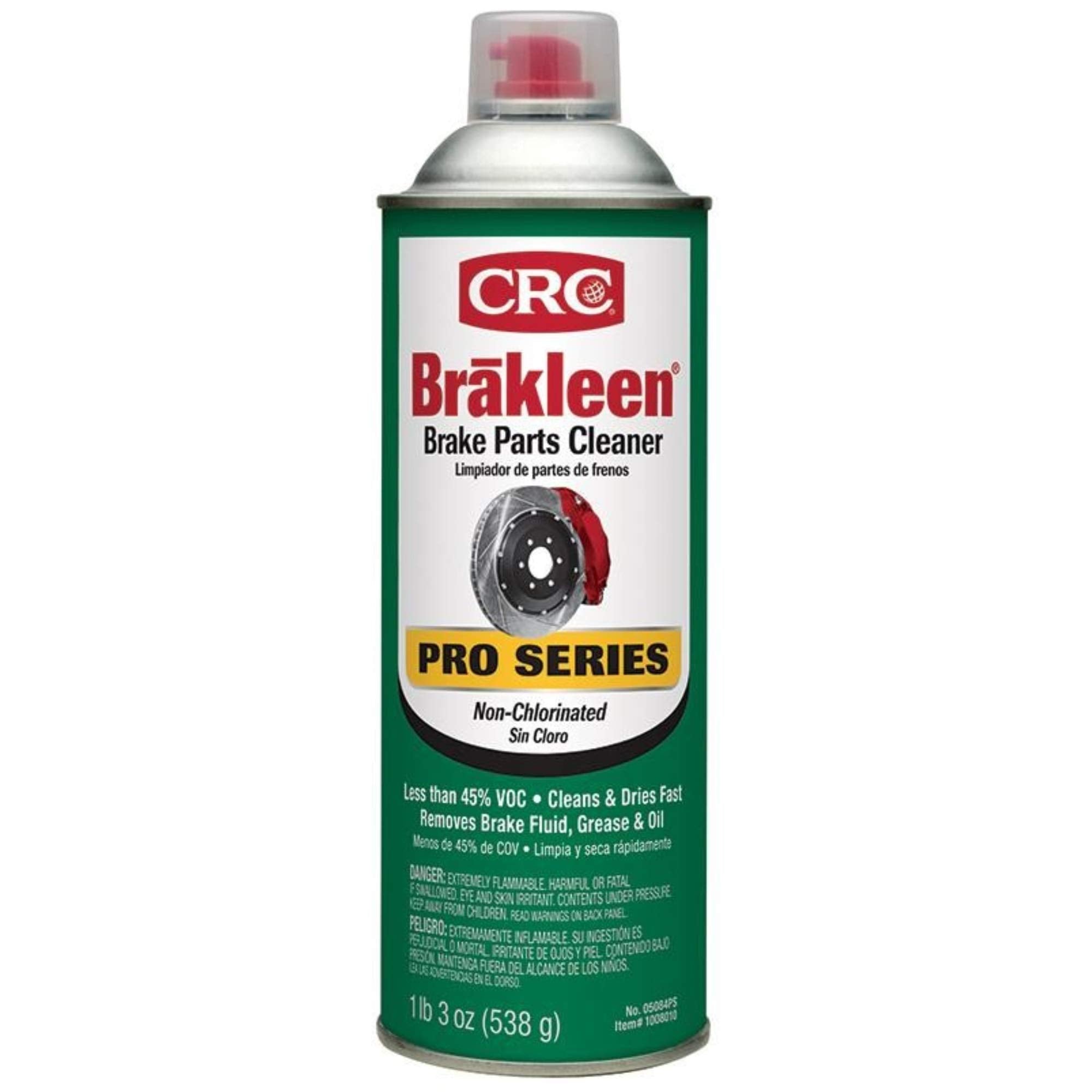Brake Cleaner Spray CRC Brakleen 1003697 BPC Pro Series Non-Chlorinated Low VOC, 19 oz, [1 Pack]