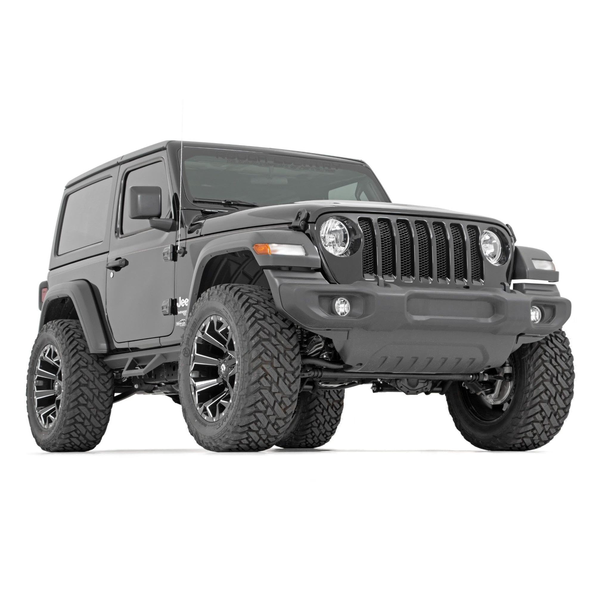 Rough Country 2.5" Lift Kit for JL Jeep Wrangler & Unlimited (2024-2025) - Includes Coil Spring Spacers
