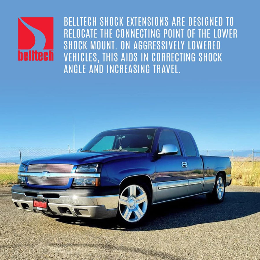 Shock Extension Kit Belltech 6654 fits 99-06 Silverado Sierra 1500 all cabs