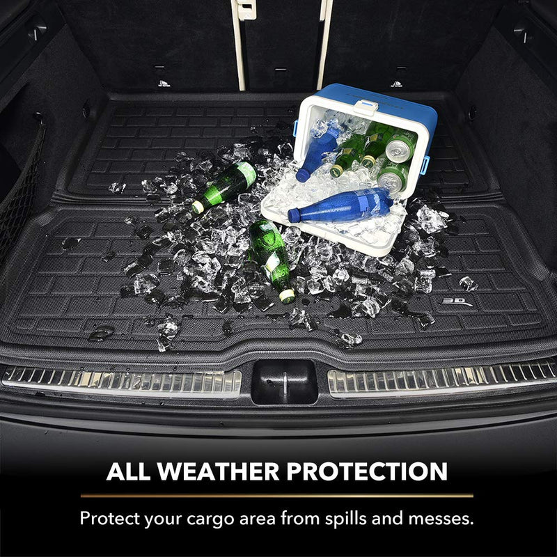 Kagu Cargo Liner (Black) 3D MAXpider Compatible with Toyota Camry Hybrid 2024-2026 - Cargo Liner