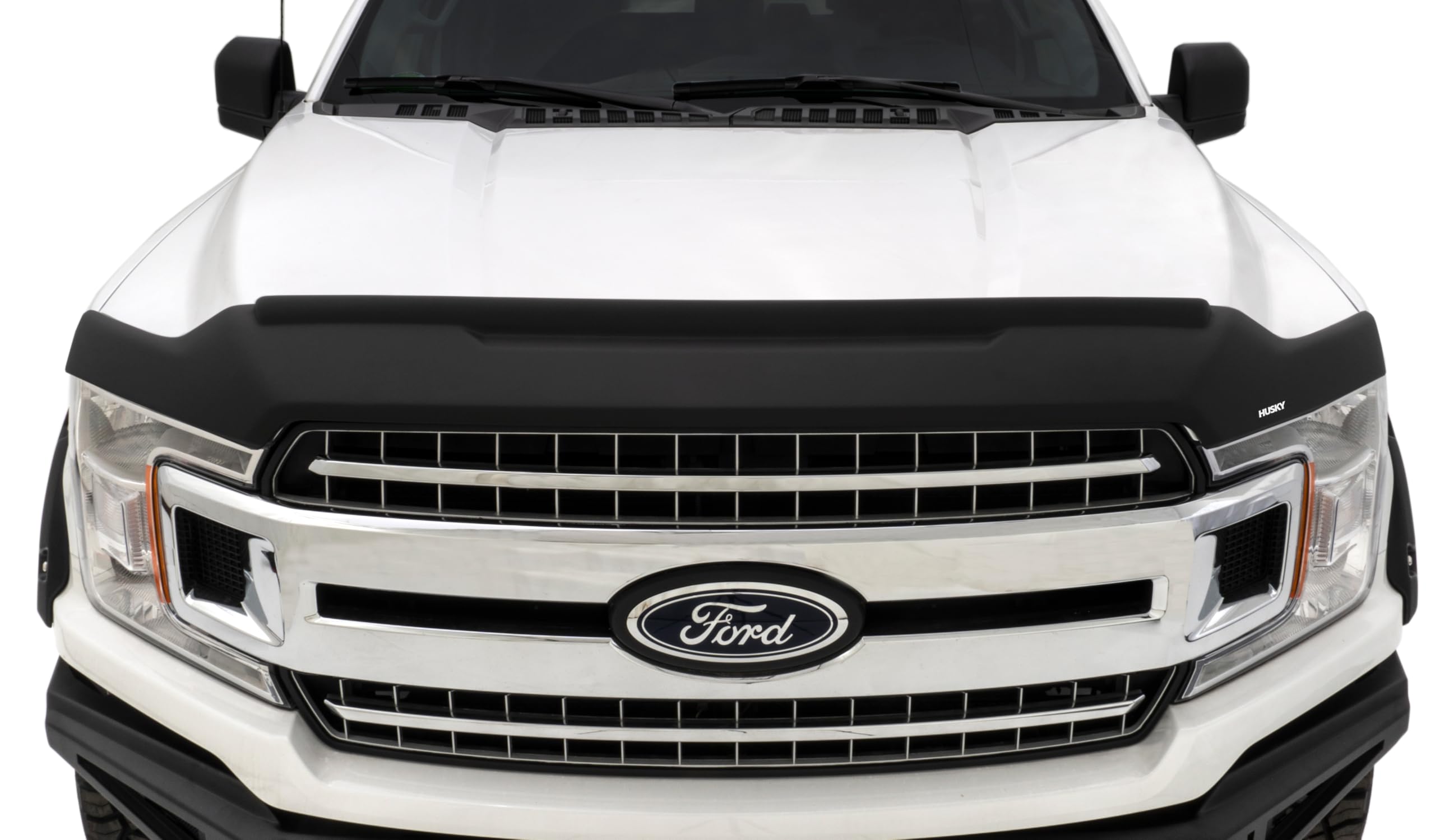 Aeroskin II Hood Protector Husky Liners | Fits 2015-2020 Chevrolet Tahoe, 2015-2020 Chevrolet Suburban | Low Profile Deflector/Bug Shield - 1 pc., Textured Black | 2830066
