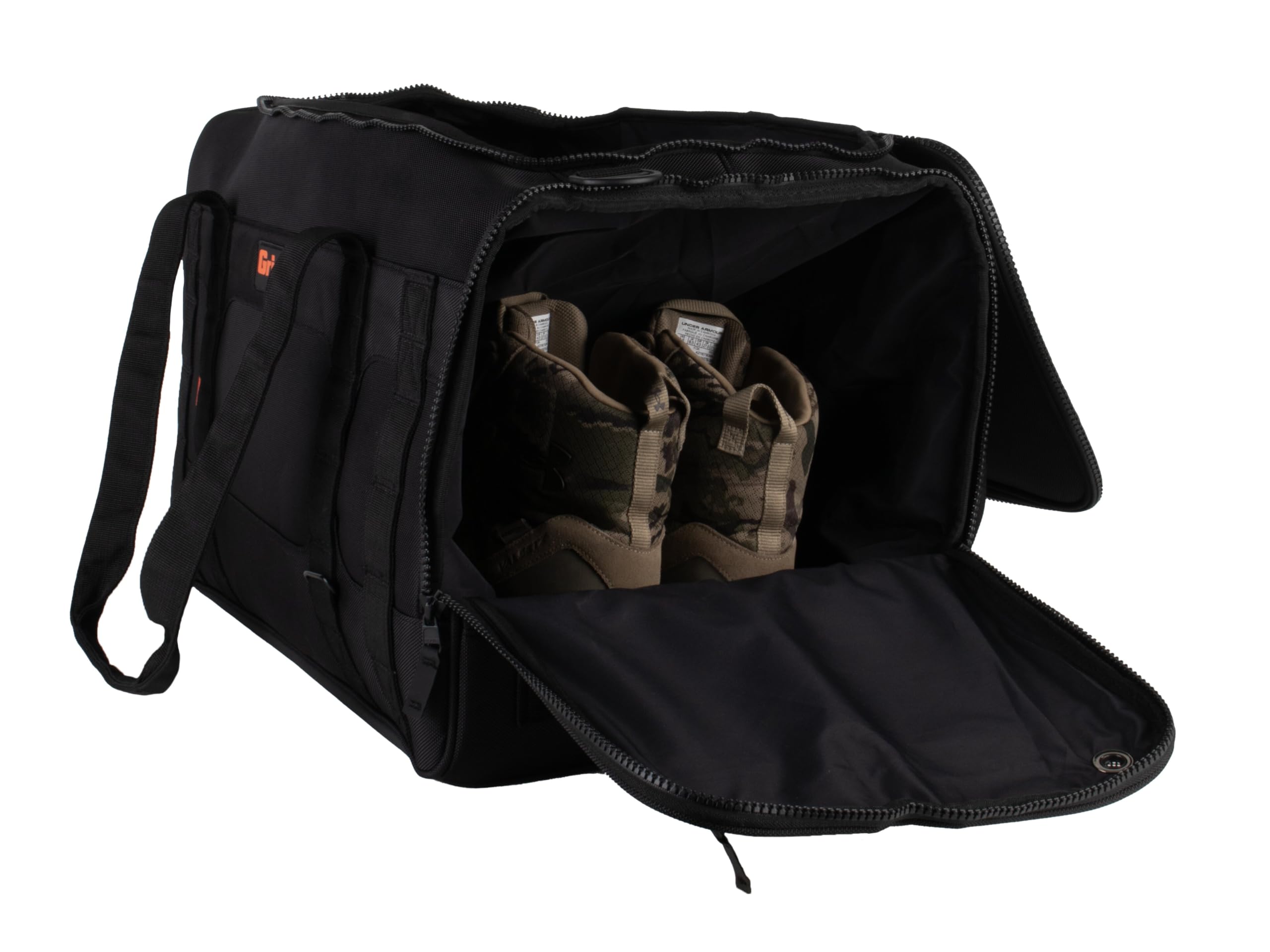 Duffle Grizzly 40 | Heavy-Duty Construction | Water-Resistant Base | 40L Capacity | Large Storage Pocket | Blackout