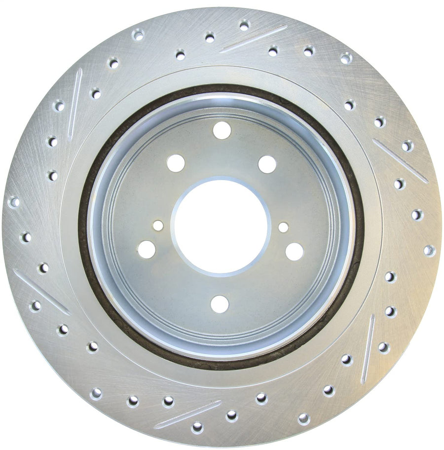 Left Stoptech 227.42047L Select Sport Drilled & Slotted Rotor