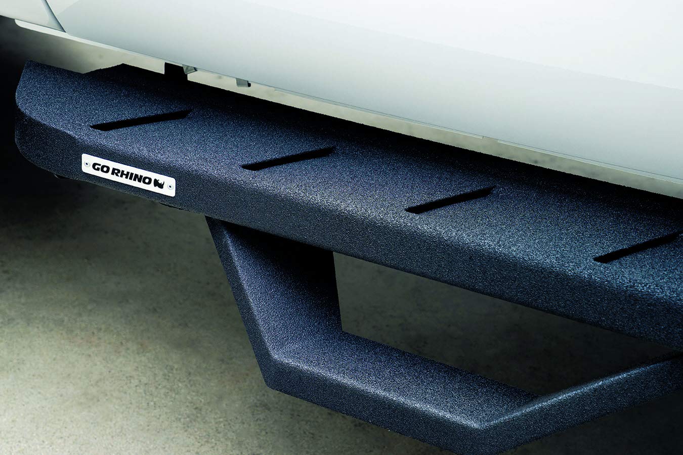 RB10 Running Boards Go Rhino! - Complete Kit: RB10 Running Board + 2 Pair RB10 Drop Steps, (6345168720PC)