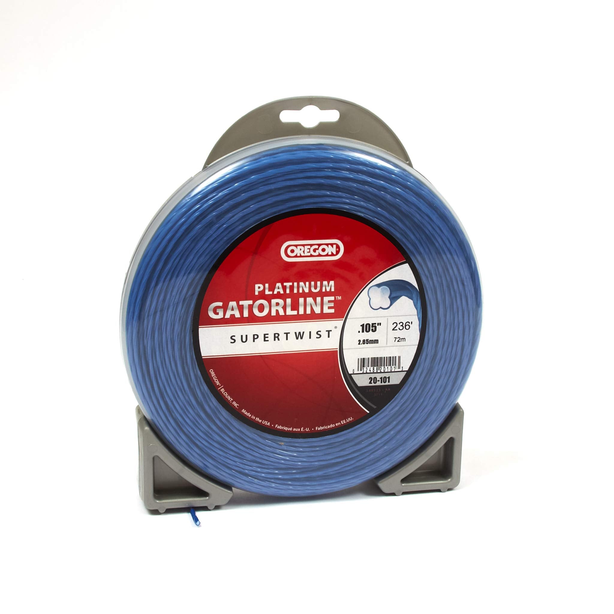 Oregon Platinum 20-101 Gatorline Supertwist String Trimmer Weed Whacker Line .105-Inch by 236-Foot
