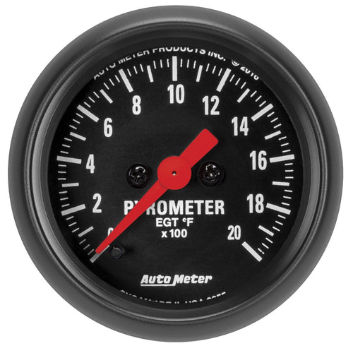 Pyrometer AutoMeter 2655 Gauge, (Egt), 2 1/16", 2000ºf, Digital Stepper Motor, Z-Series