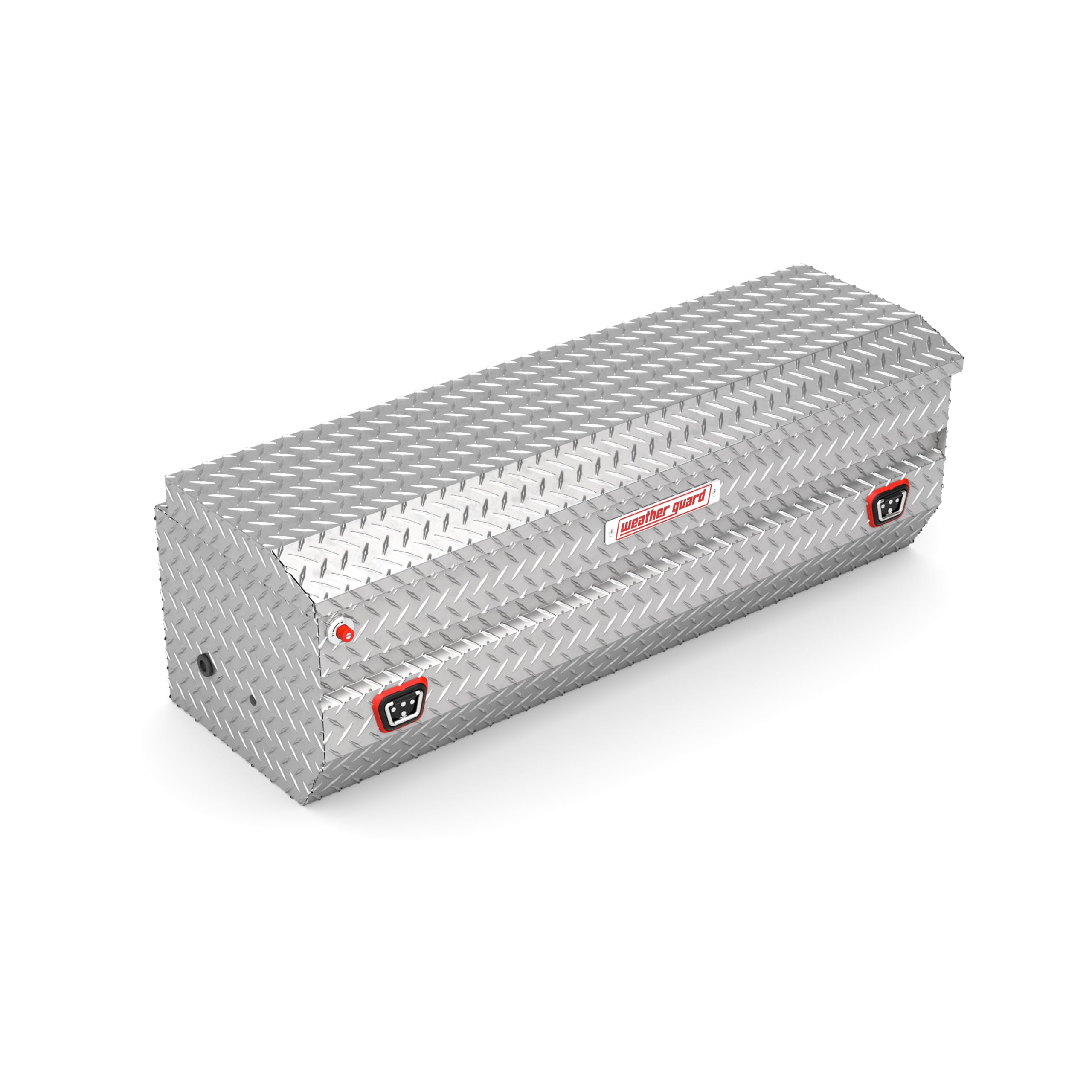 Aluminum All-Purpose Truck Tool Chest WEATHER GUARD 634-0-04, Fits Full Size Trucks, 10.0 cu ft Storage Capacity (Clear)