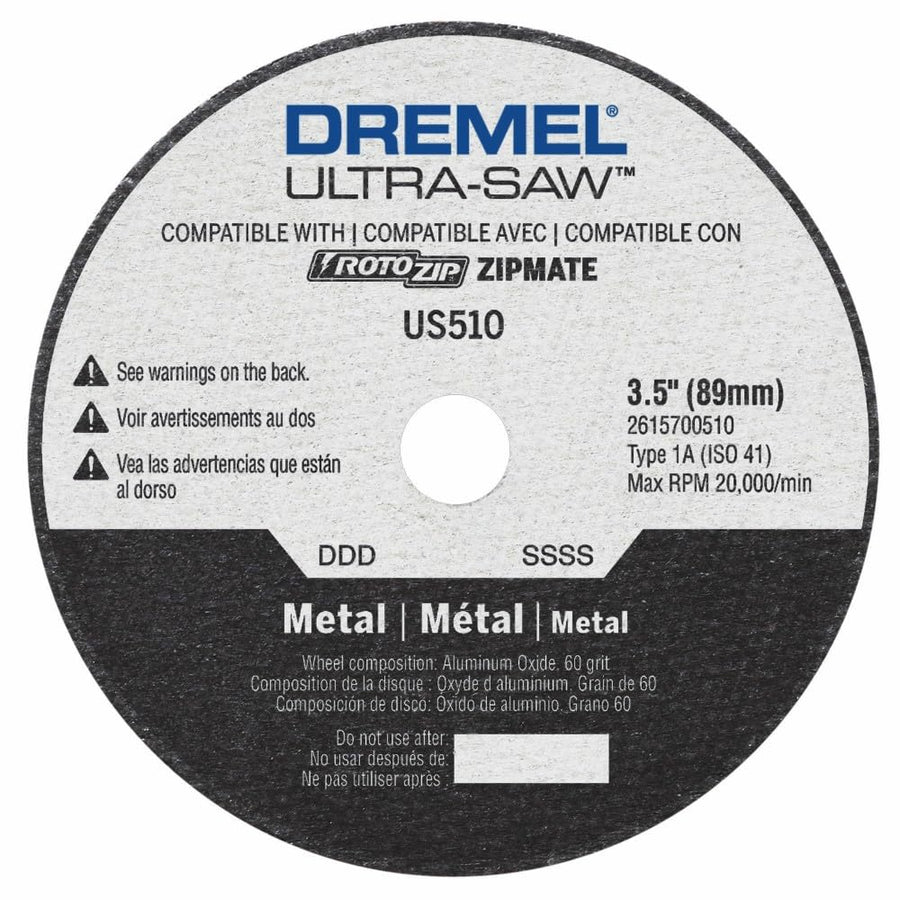 Dremel Ultra-Saw US510-01 4 in. Premium Carbide Wood and Plastic Cutting Wheel