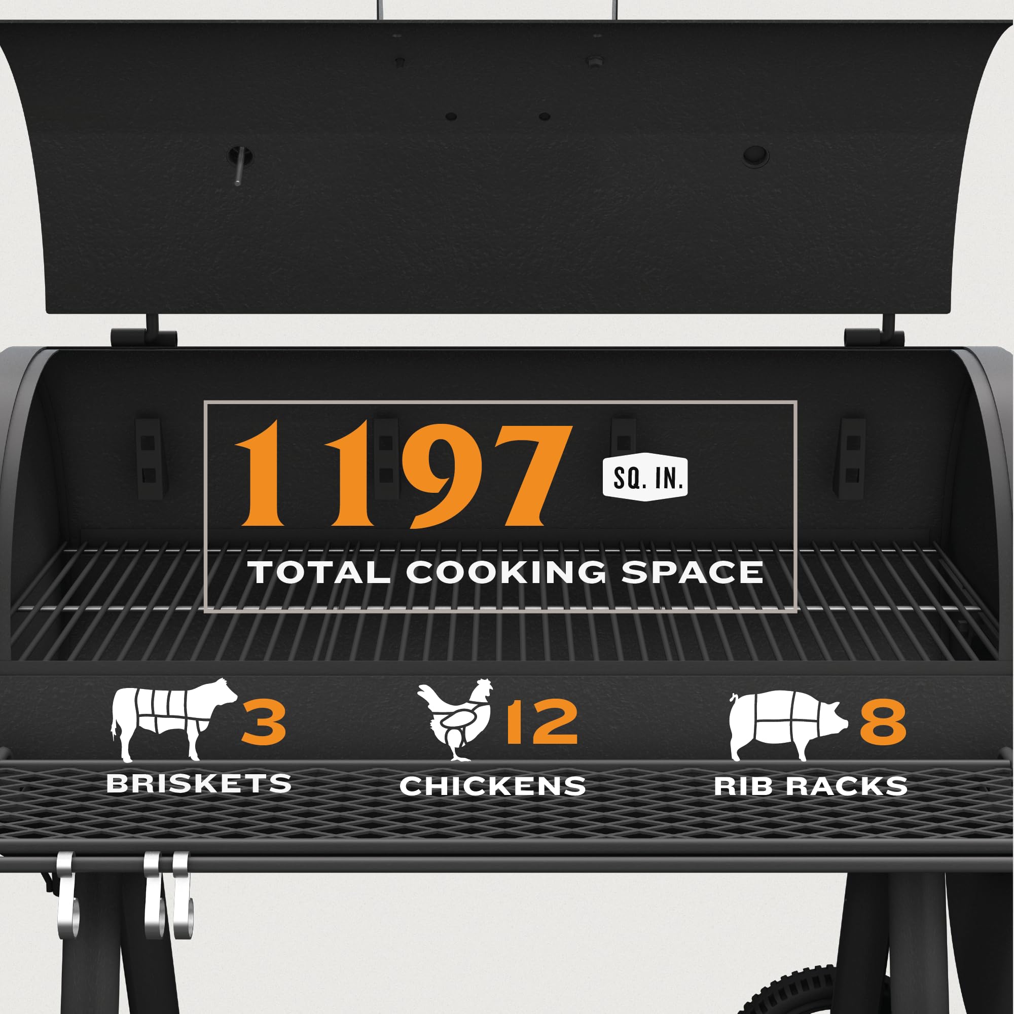 Highland DLX Offset Smoker and Grill Oklahoma Joe's - 24203002