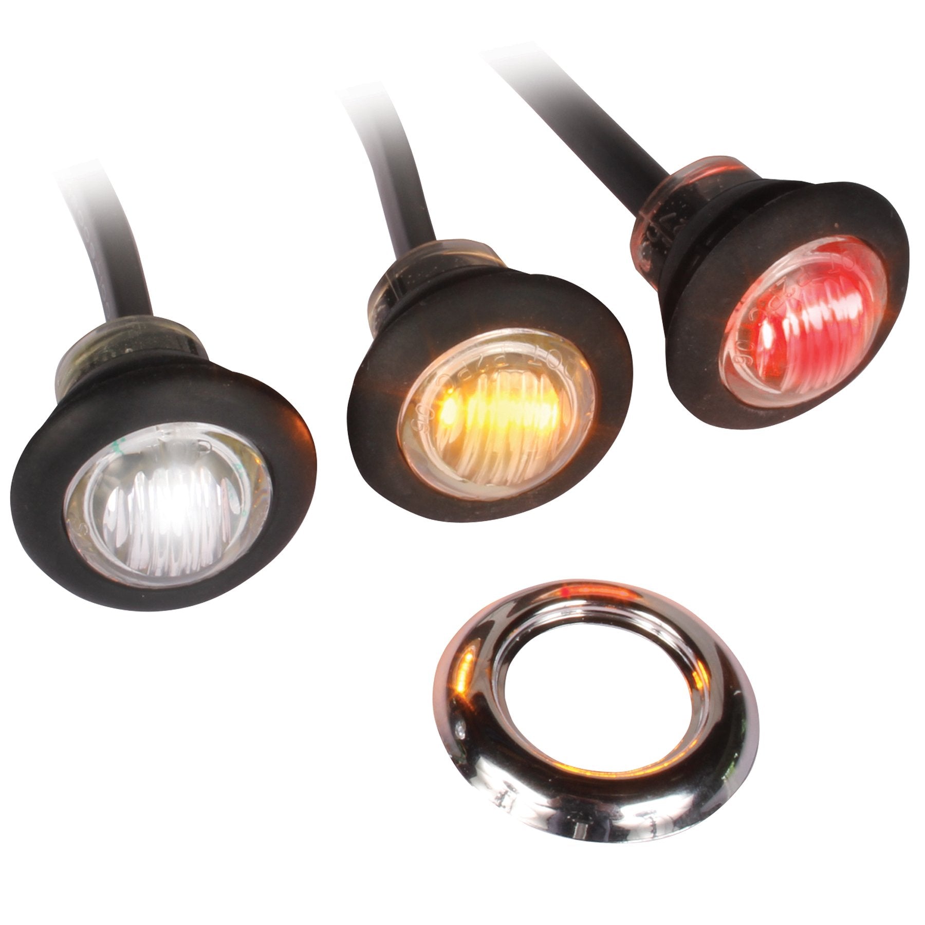 Custer 3/4" Clear LED Light CPL1W, 2 Wire