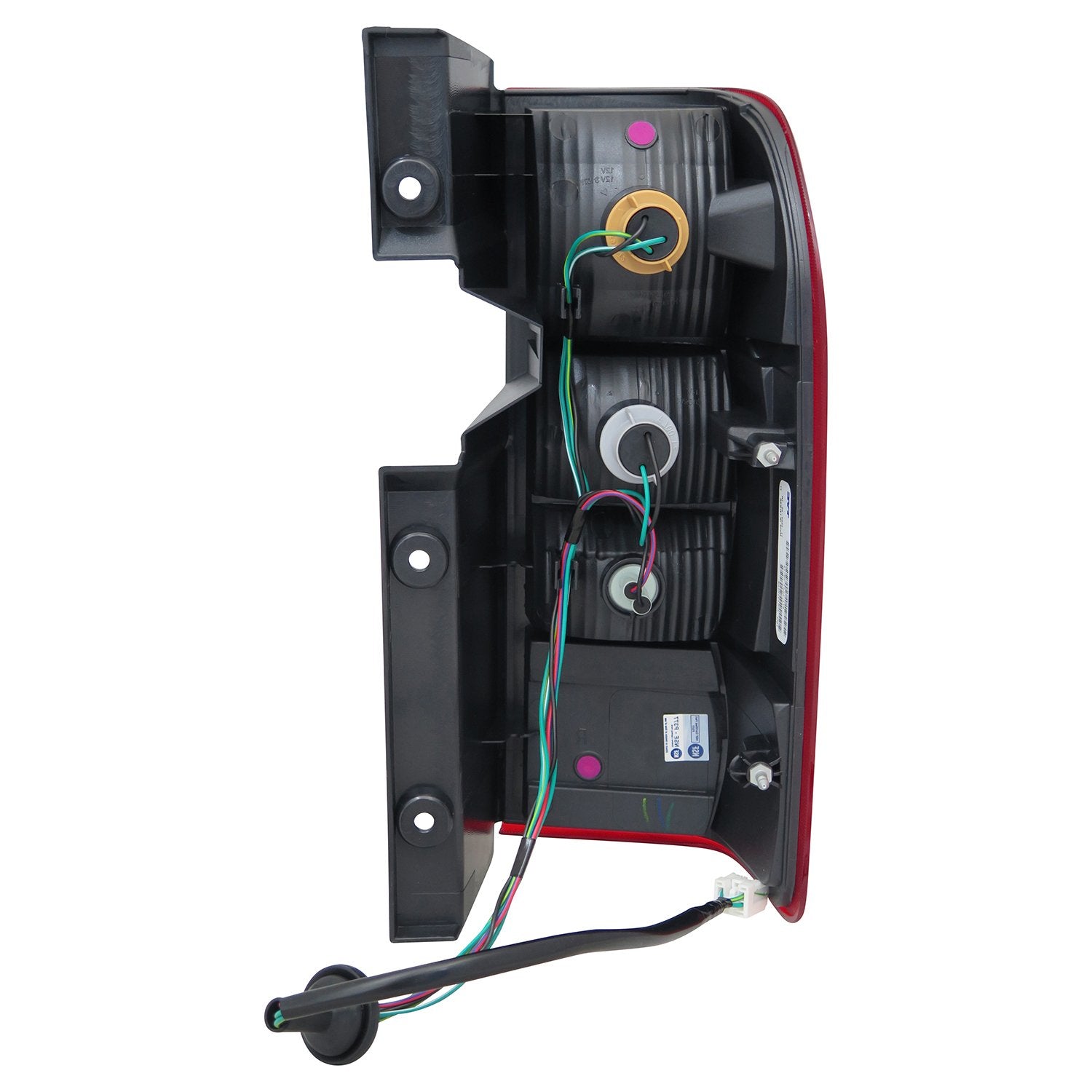 Left TYC Tail Light Assembly Compatible with 2012-2021 Nissan NV 1500/2500/3500