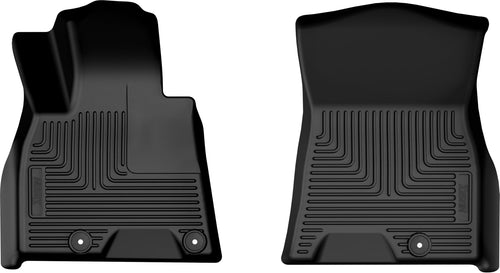 Weatherbeater Husky Liners Floor Mats | Fits 2025-2026 Genesis GV80 | Front Row, 2-pc Black - 18961