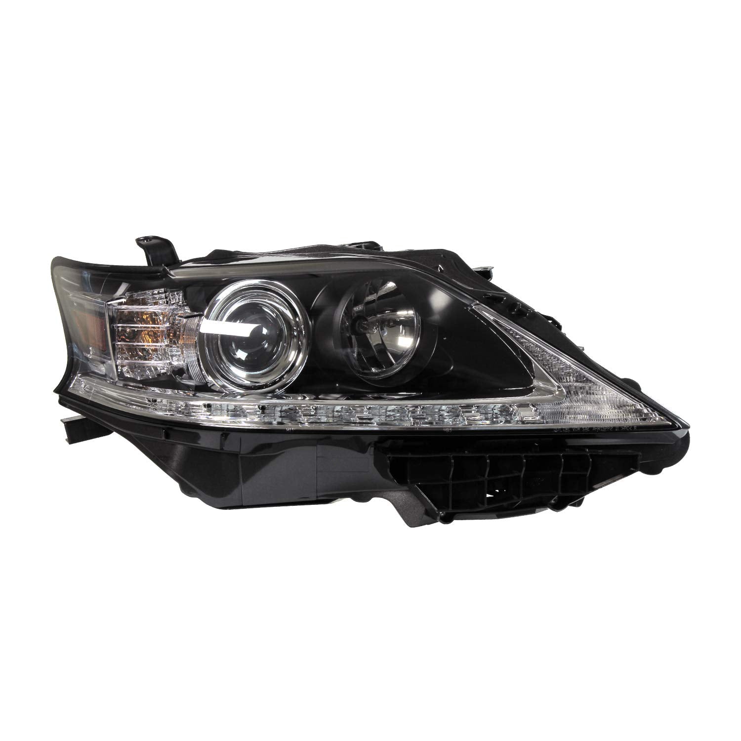Right TYC Headlight Assembly Compatible with 2013-2015 Lexus RX350
